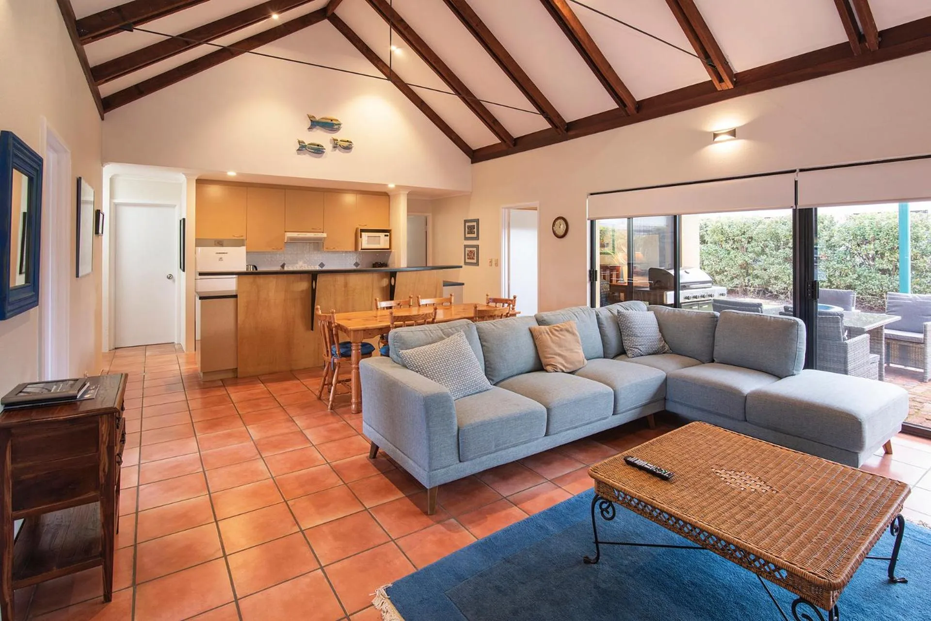 Living room in Dunsborough Beach Cottages
