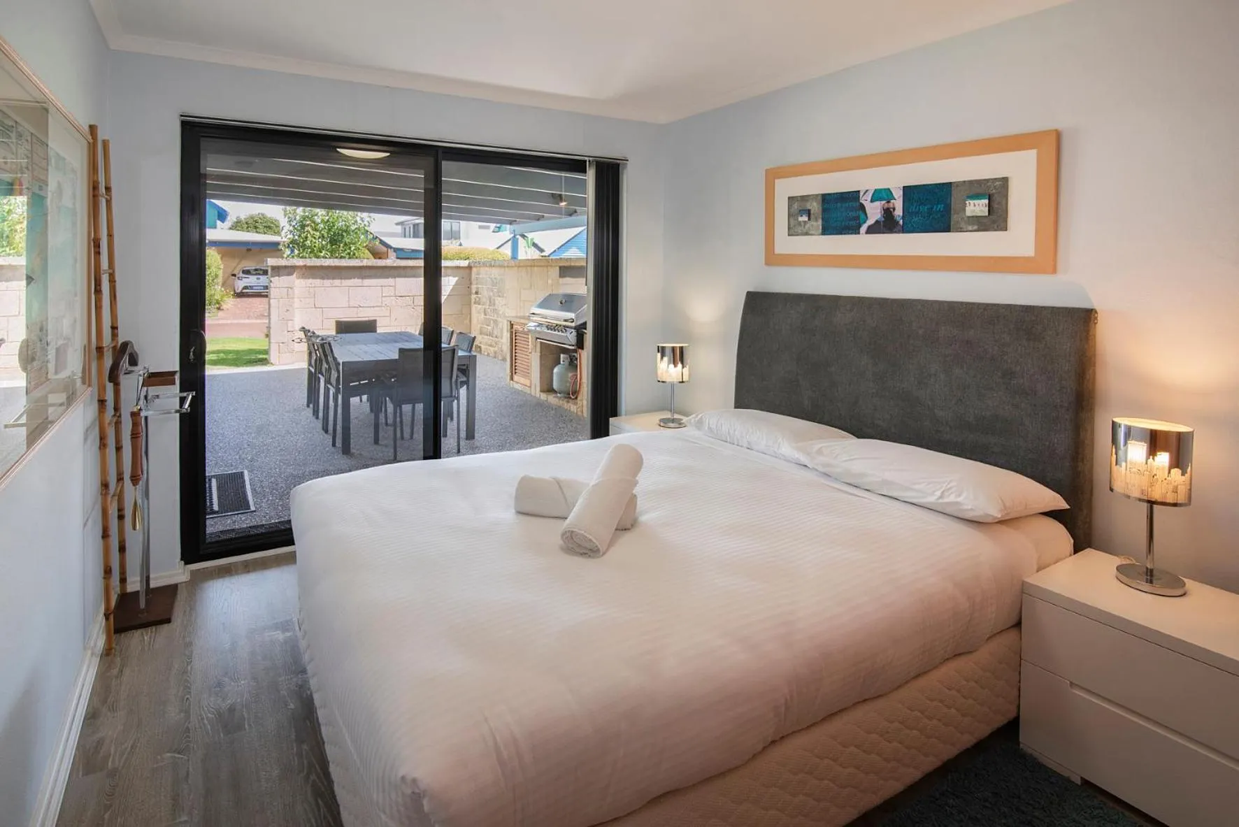 Bedroom, Bed in Dunsborough Beach Cottages