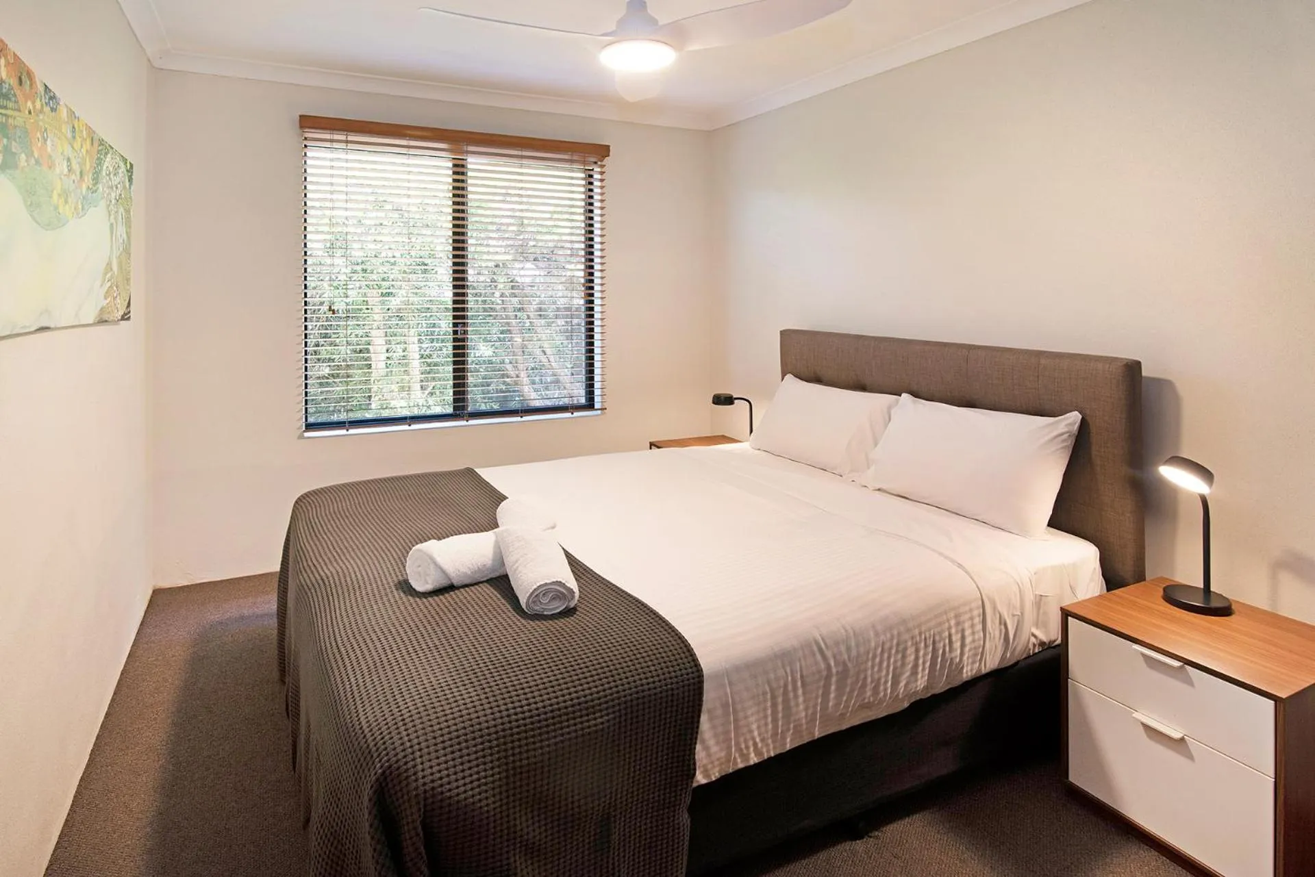 Bedroom, Bed in Dunsborough Beach Cottages