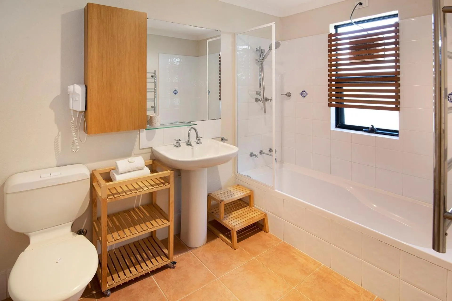 Shower in Dunsborough Beach Cottages