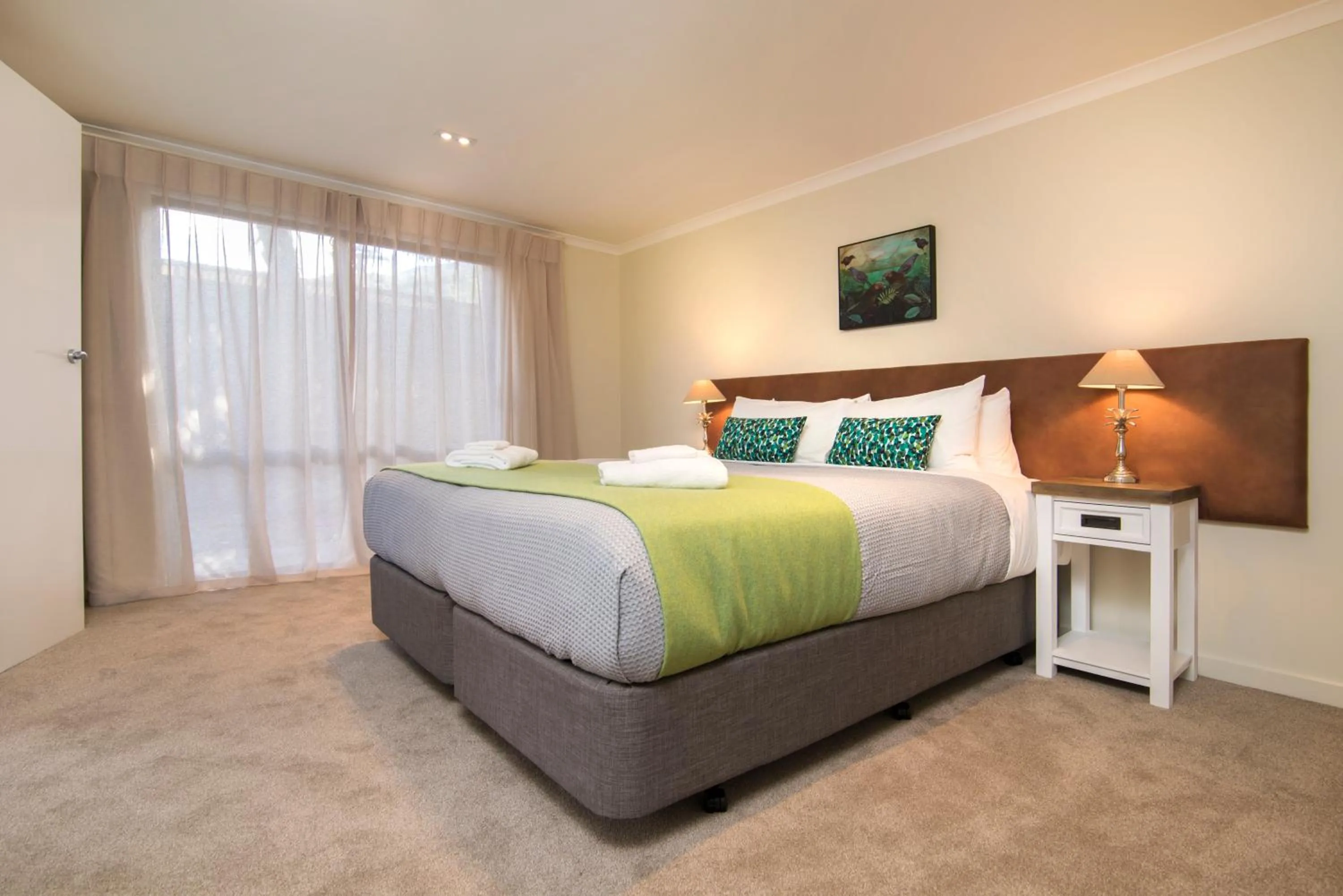 Bed in Furneaux Lodge