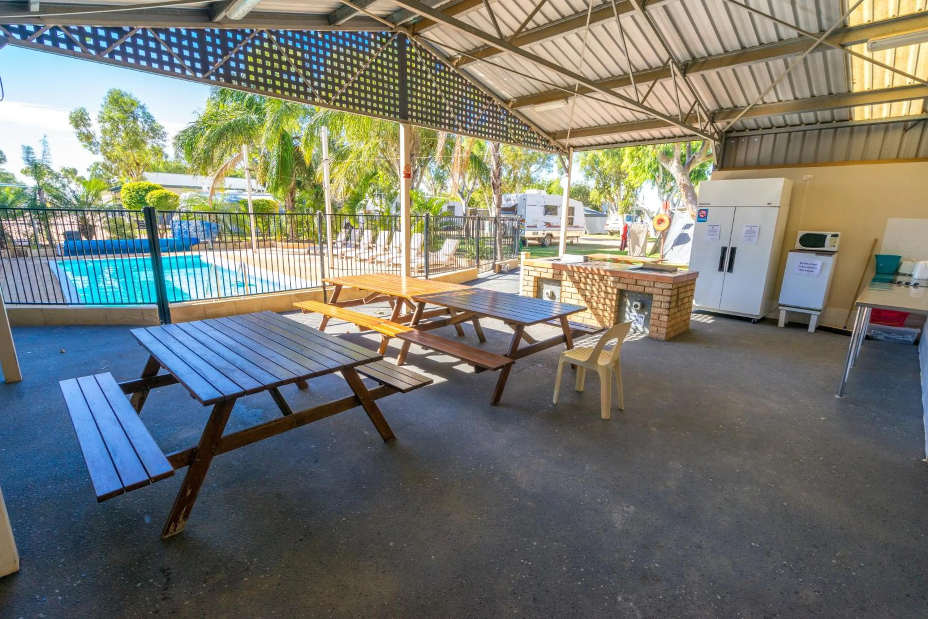 Communal lounge/ TV room in Discovery Parks - Carnarvon