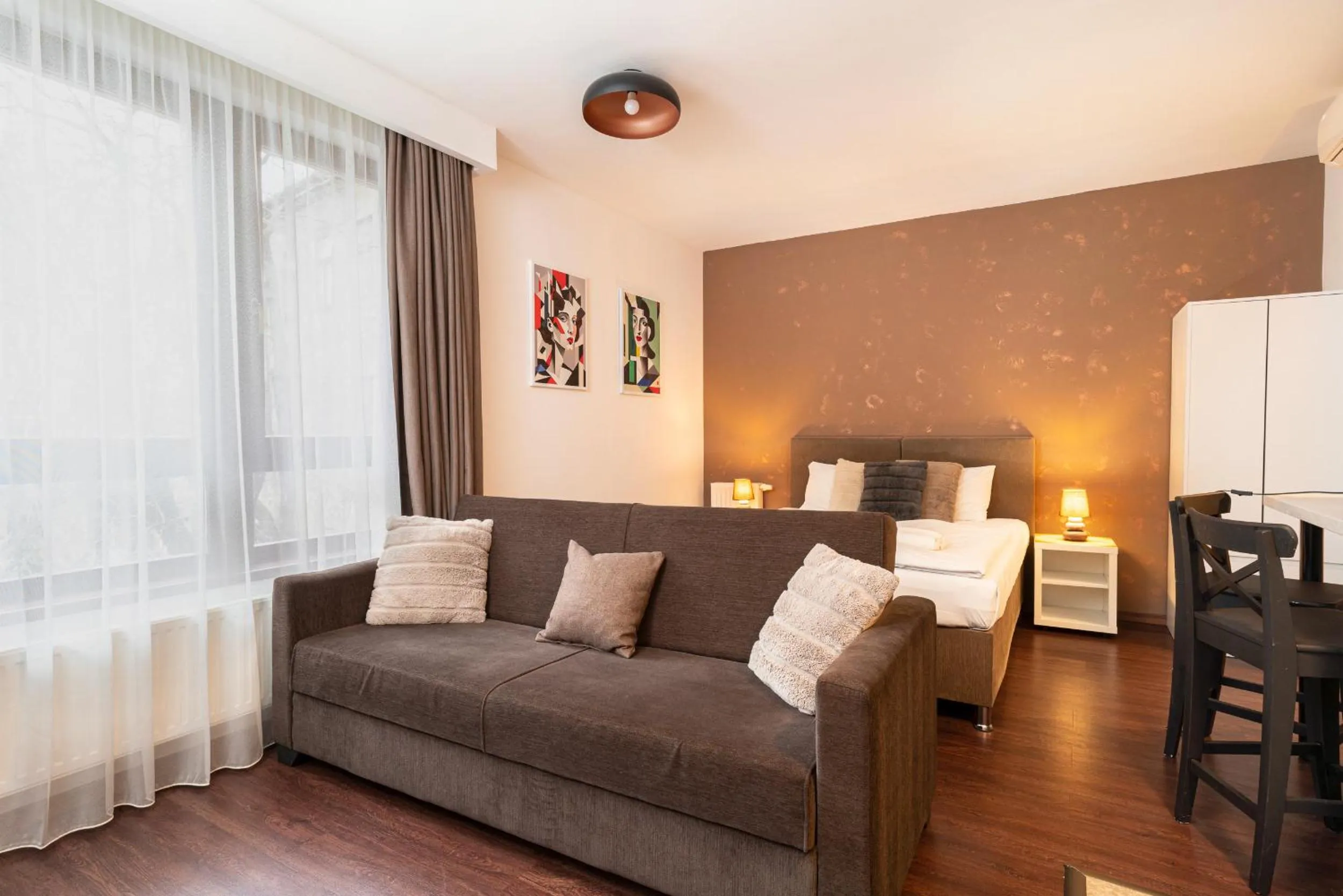 Bed in Gozsdu Court Budapest