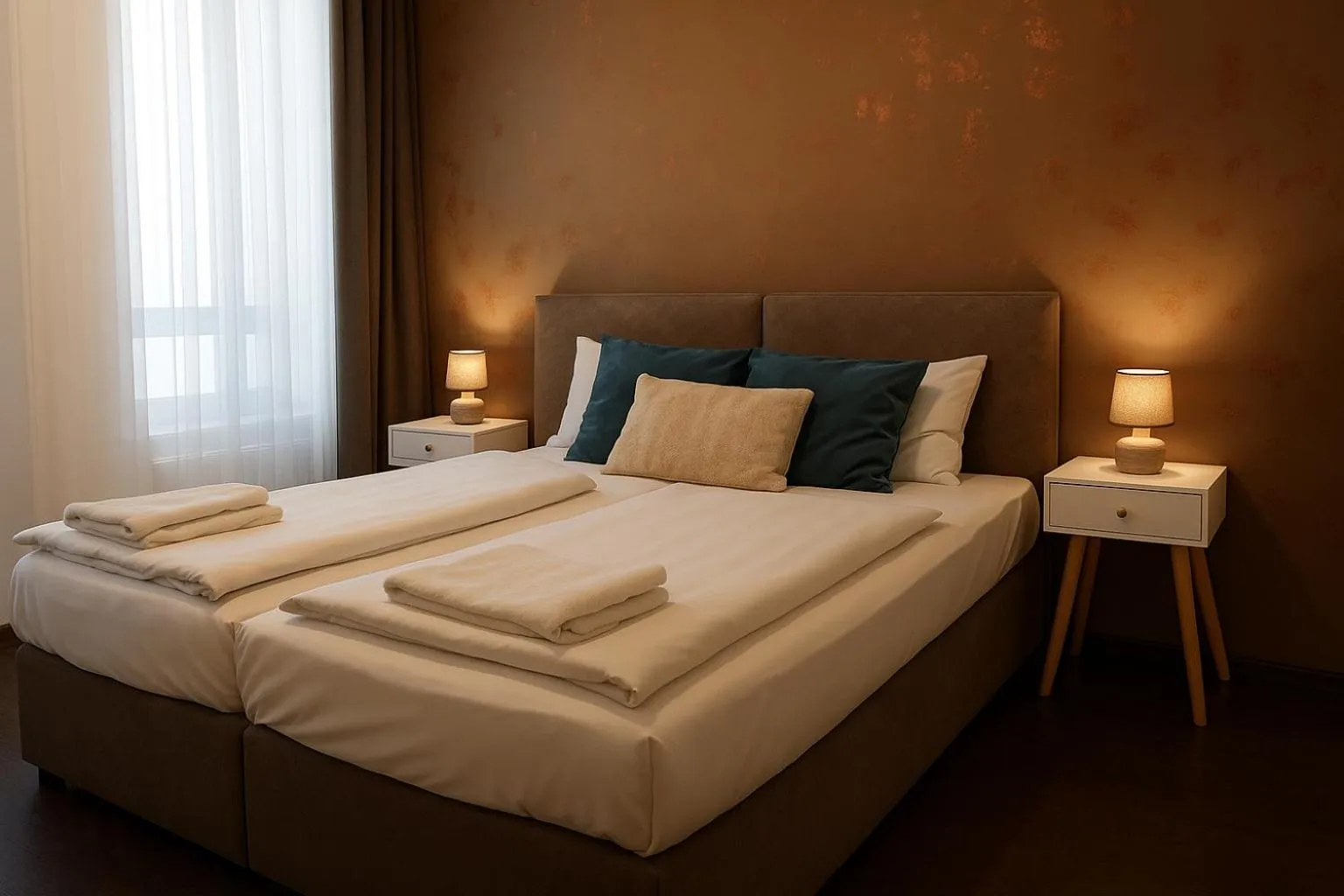 Bed in Gozsdu Court Budapest