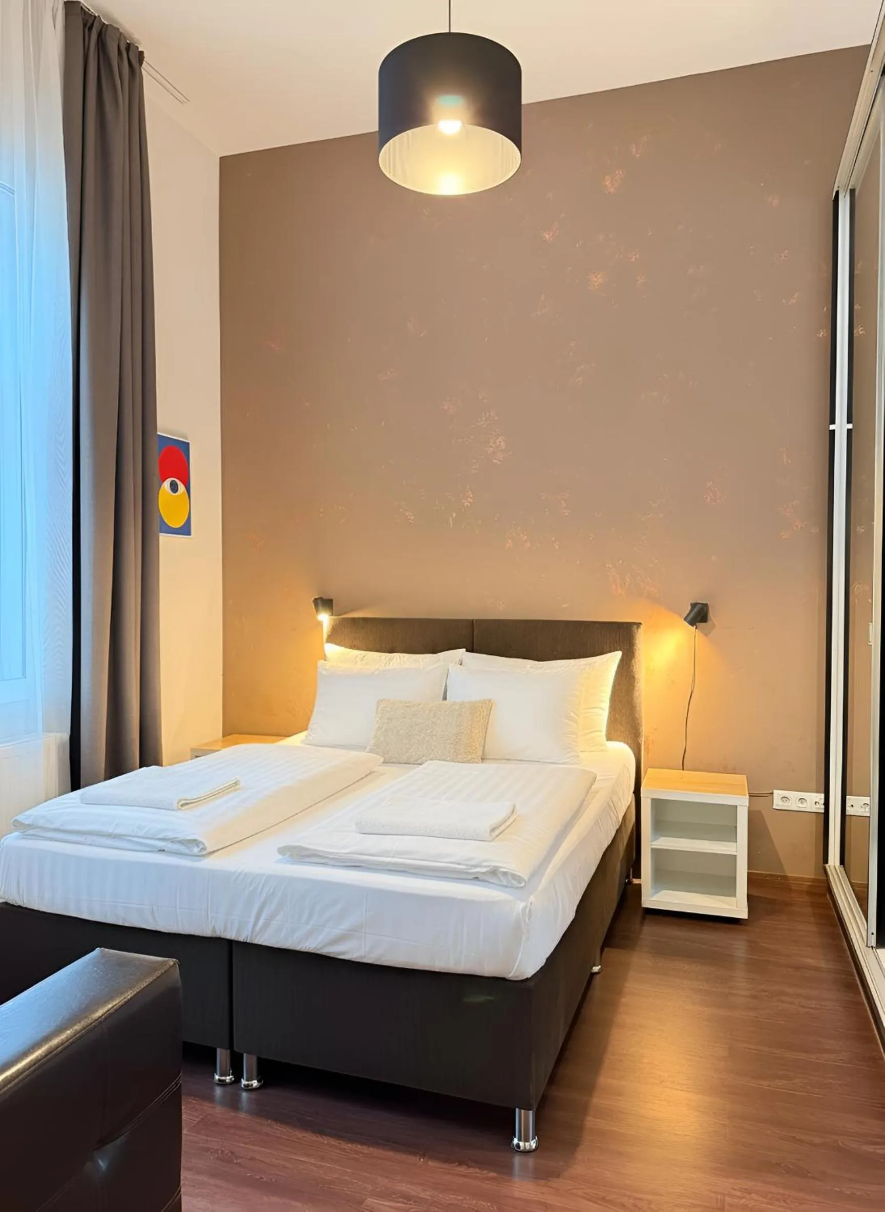 Bed in Gozsdu Court Budapest