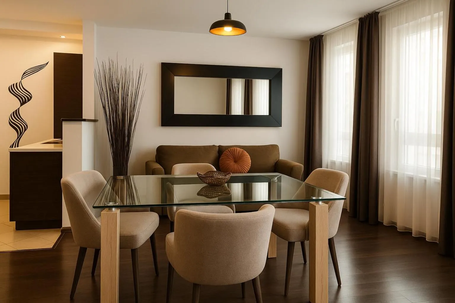 Living room in Gozsdu Court Budapest