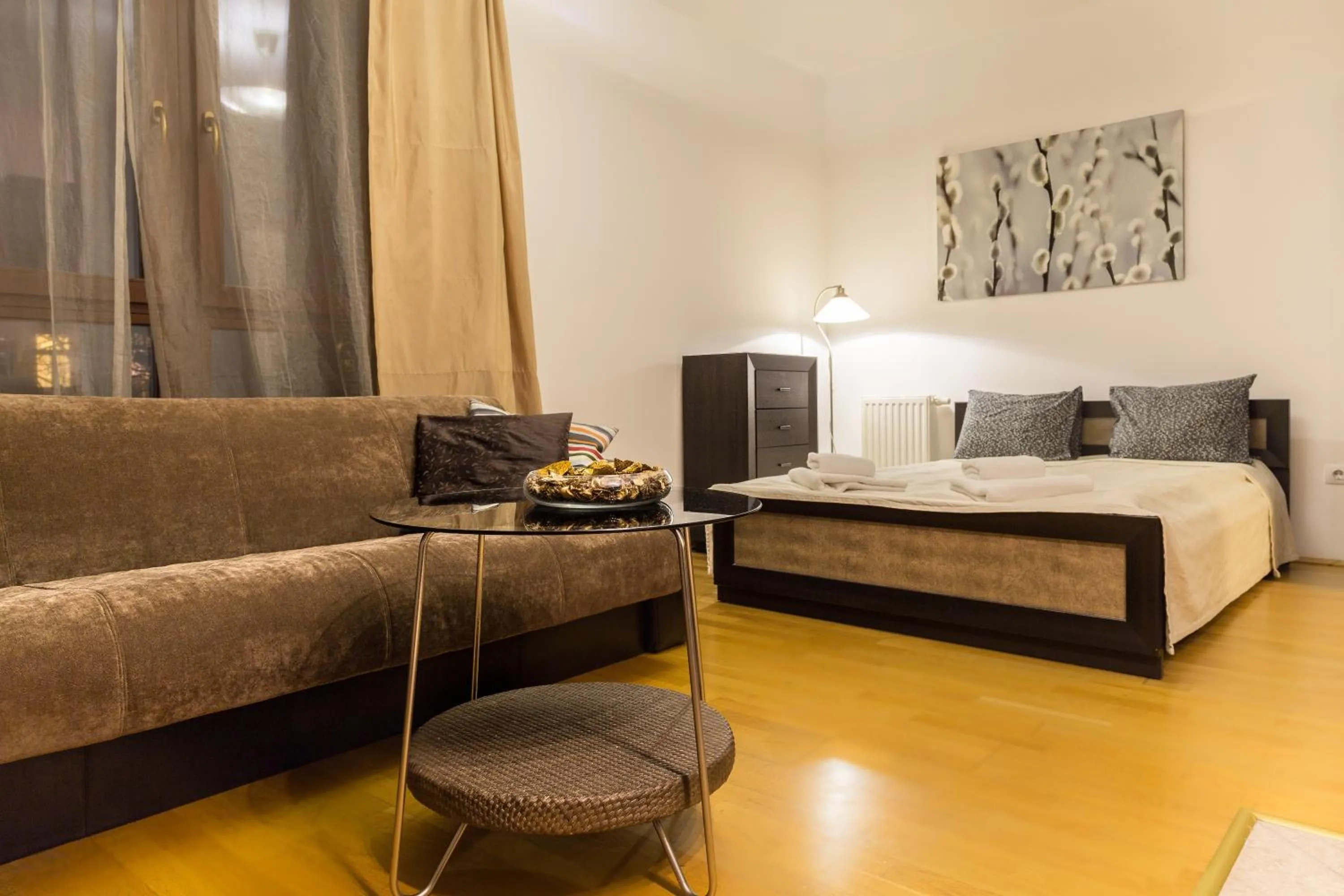 Bedroom, Bed in Gozsdu Court Budapest