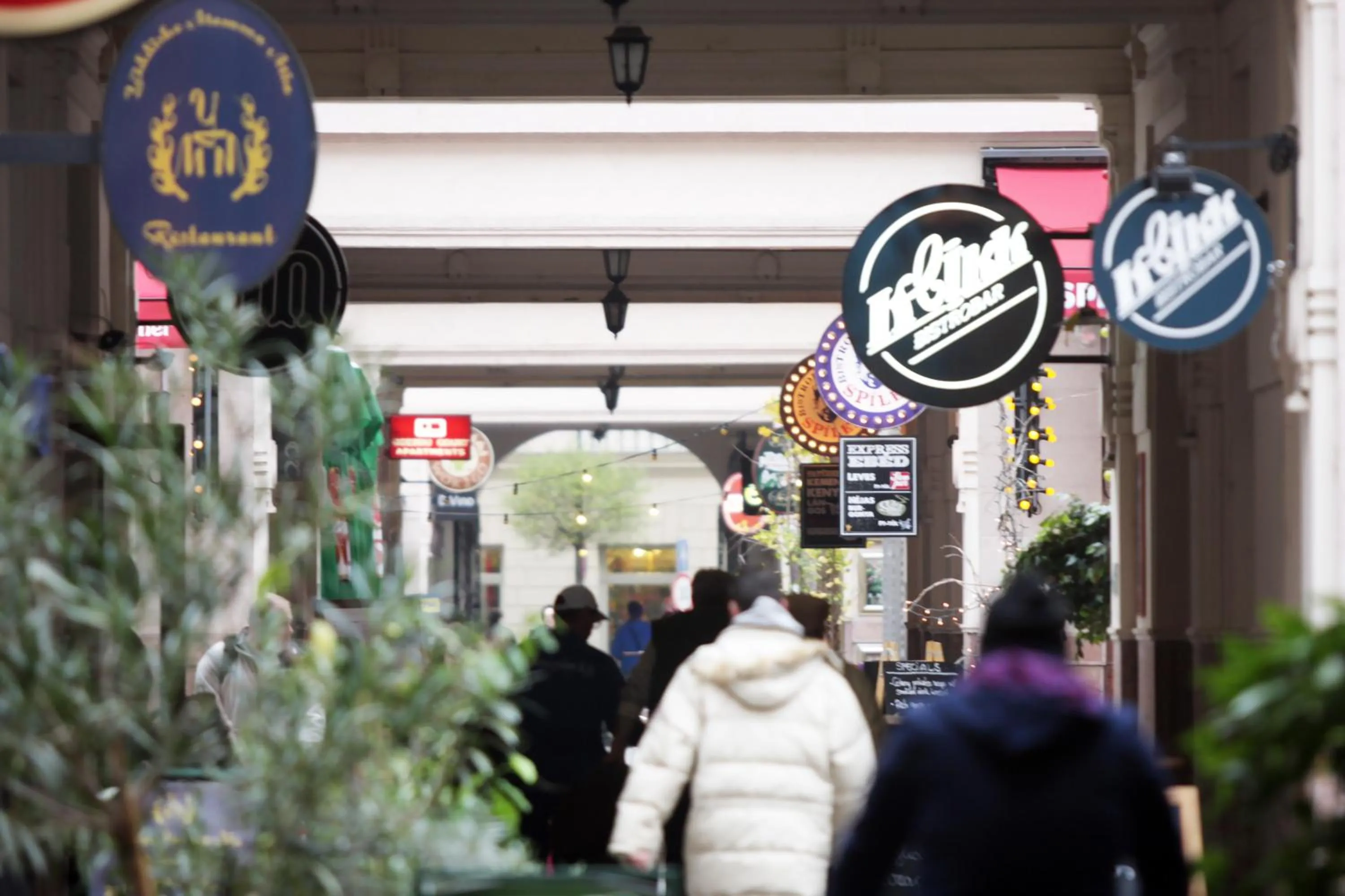 Area and facilities in Gozsdu Court Budapest