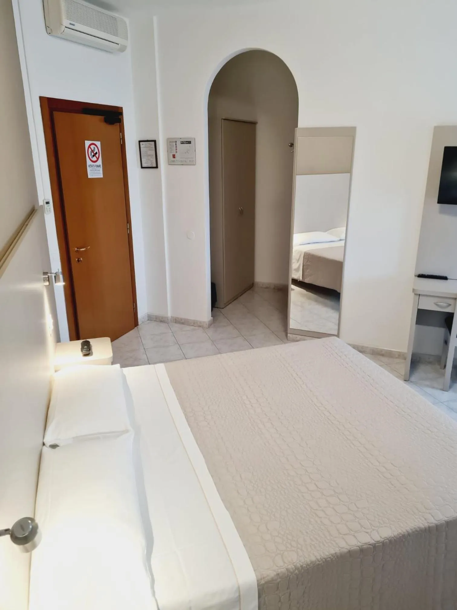 Bed in Hotel San Marco