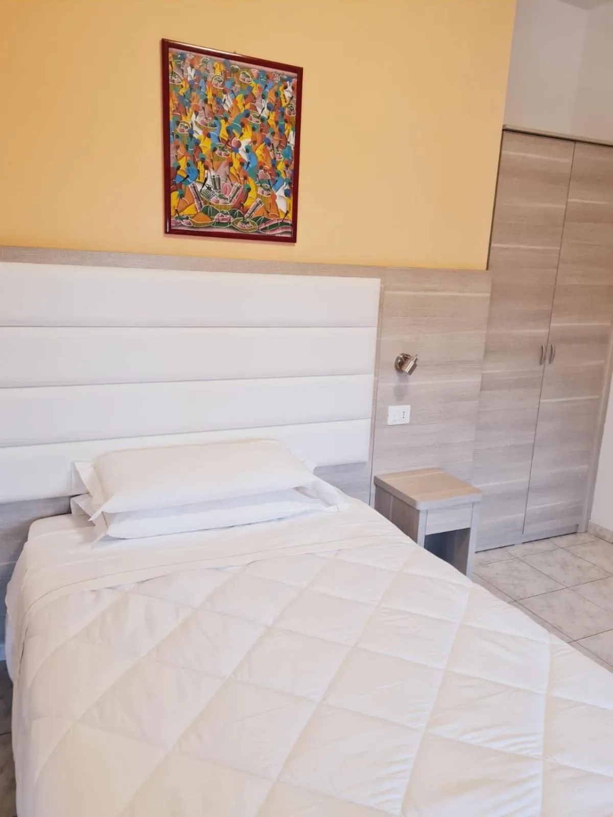 Bed in Hotel San Marco