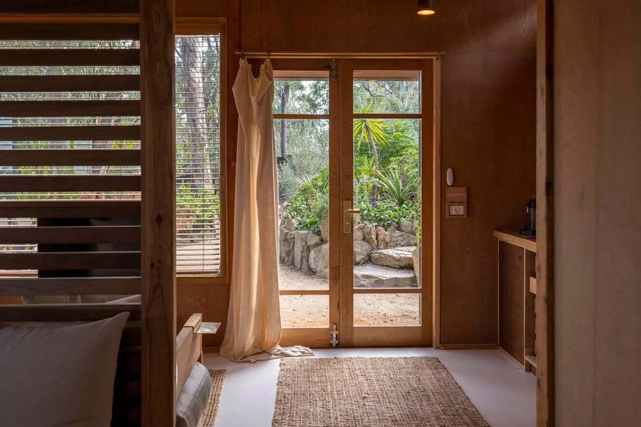 Garden view in be&be castlemaine