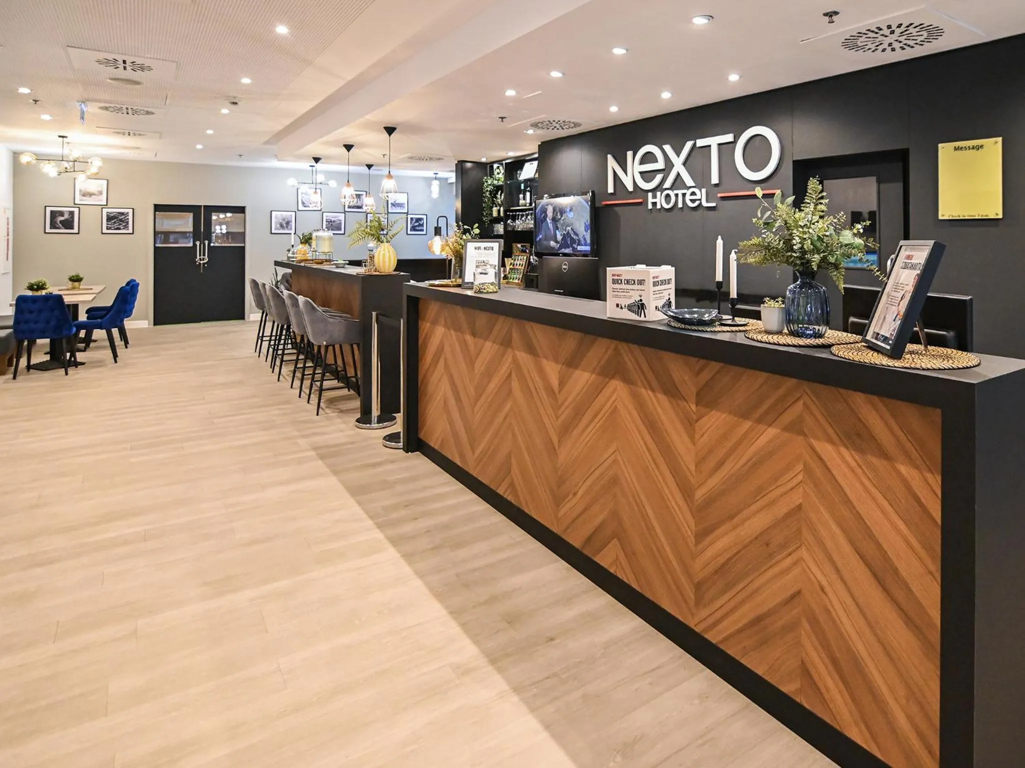Lobby or reception in NEXTO DORMERO Hotel Budapest