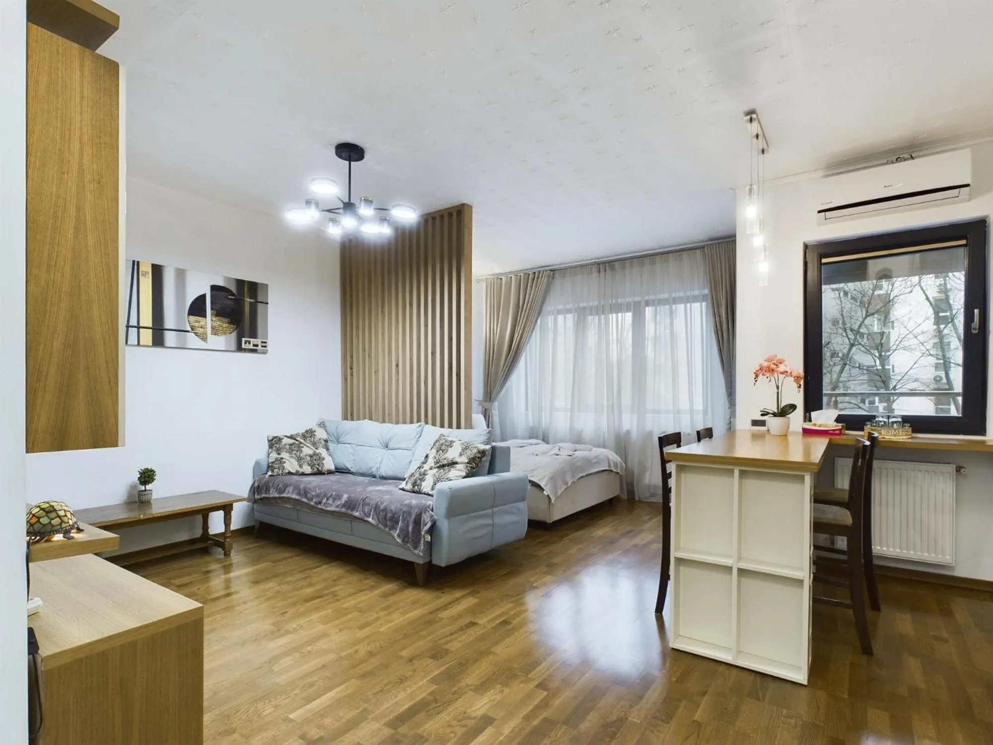 Living room, Bed in Lujerului Studio