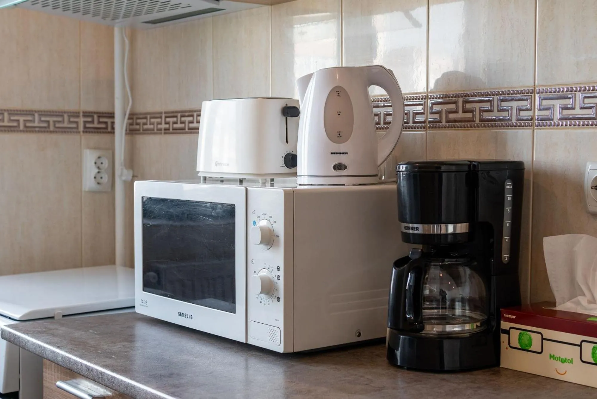 Coffee/tea facilities in Lujerului Studio