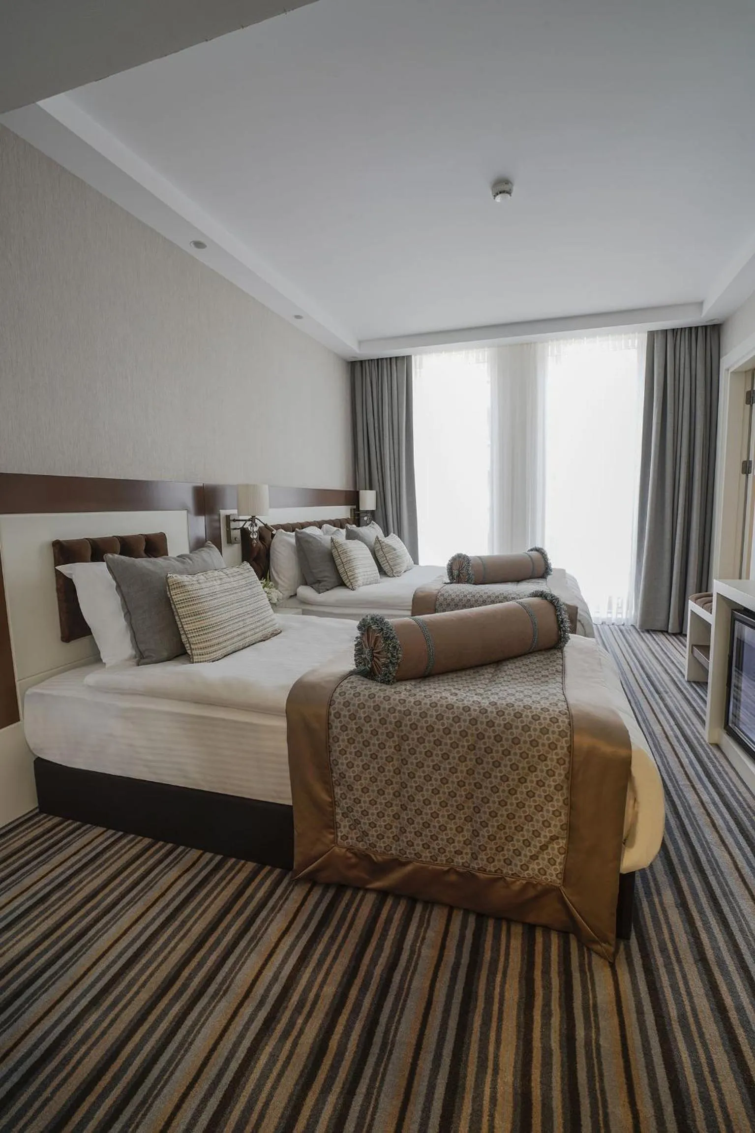 Bed in Seven Deep Hotel