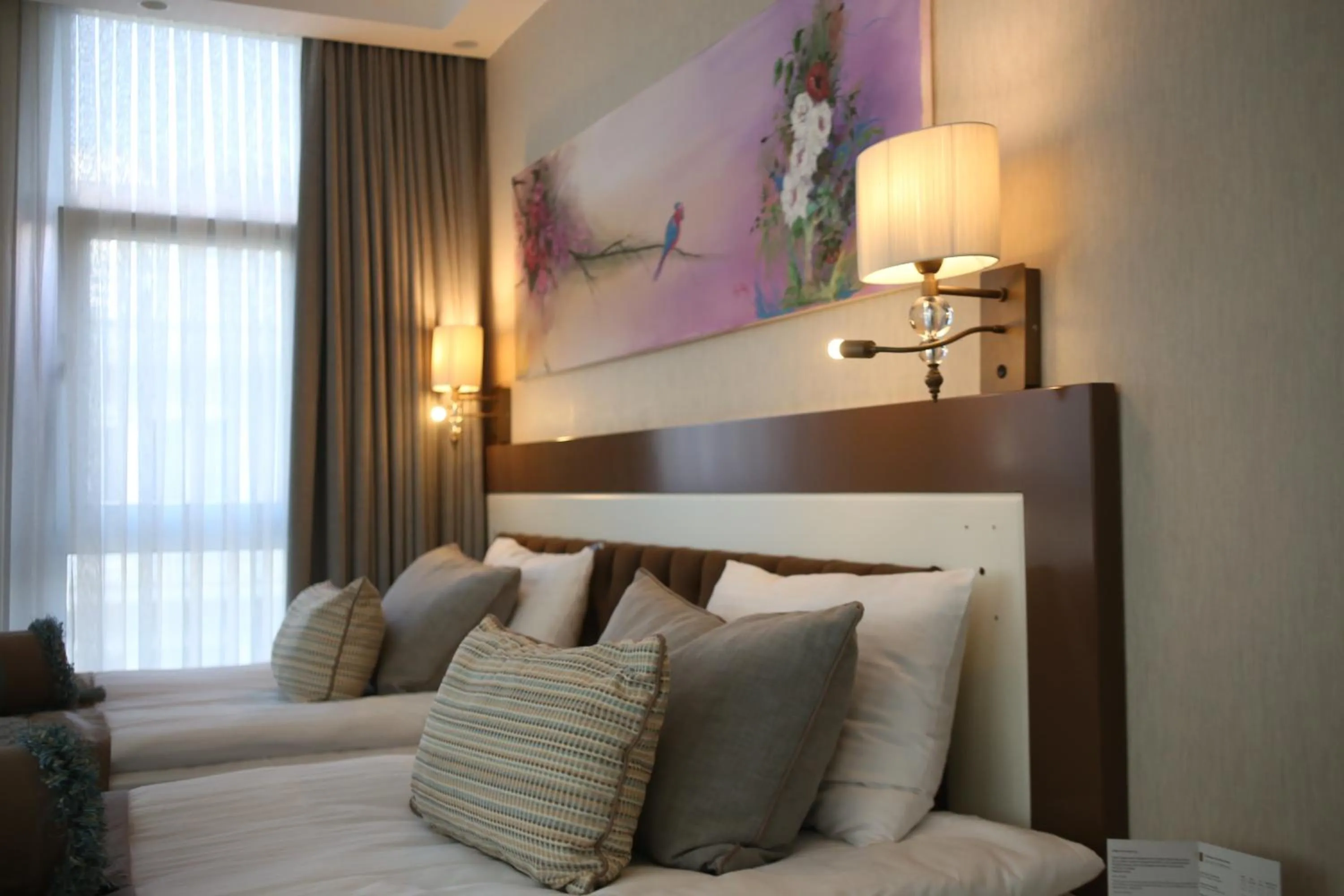 Bed in Seven Deep Hotel