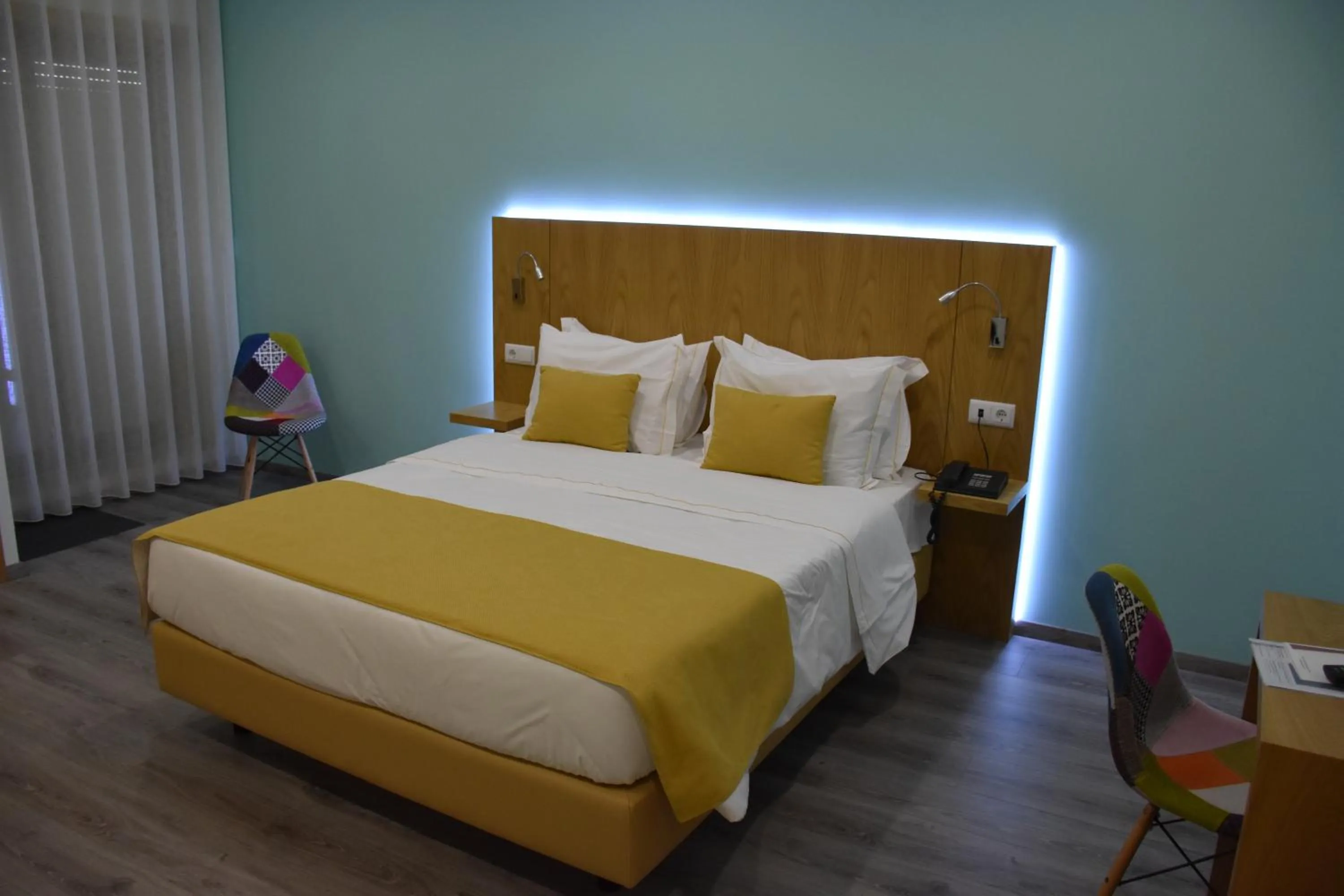 Bed in Hotel Império do Norte