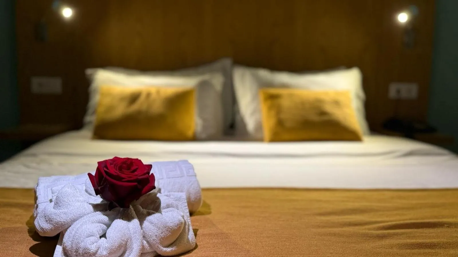 Bed in Hotel Império do Norte