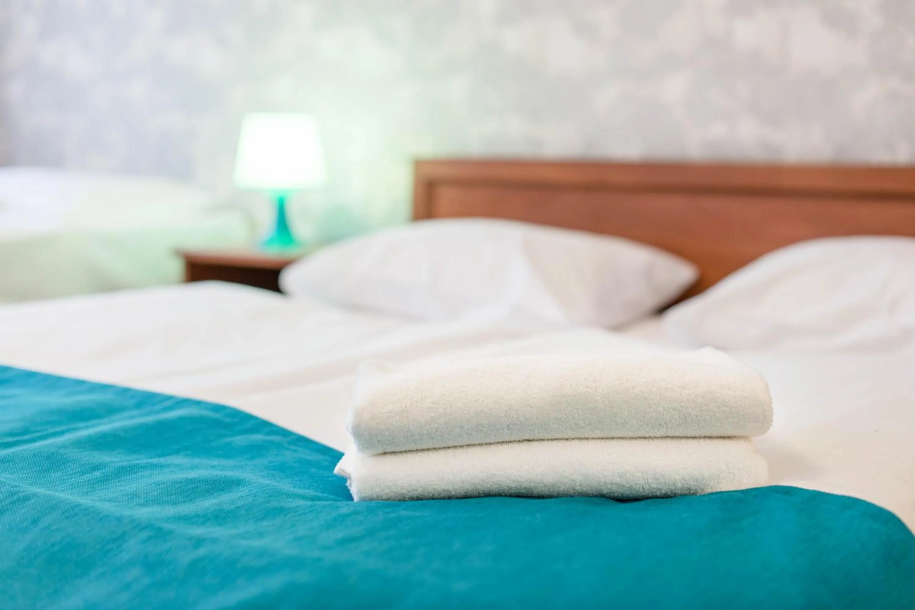 Decorative detail, Bed in Mango Apartments