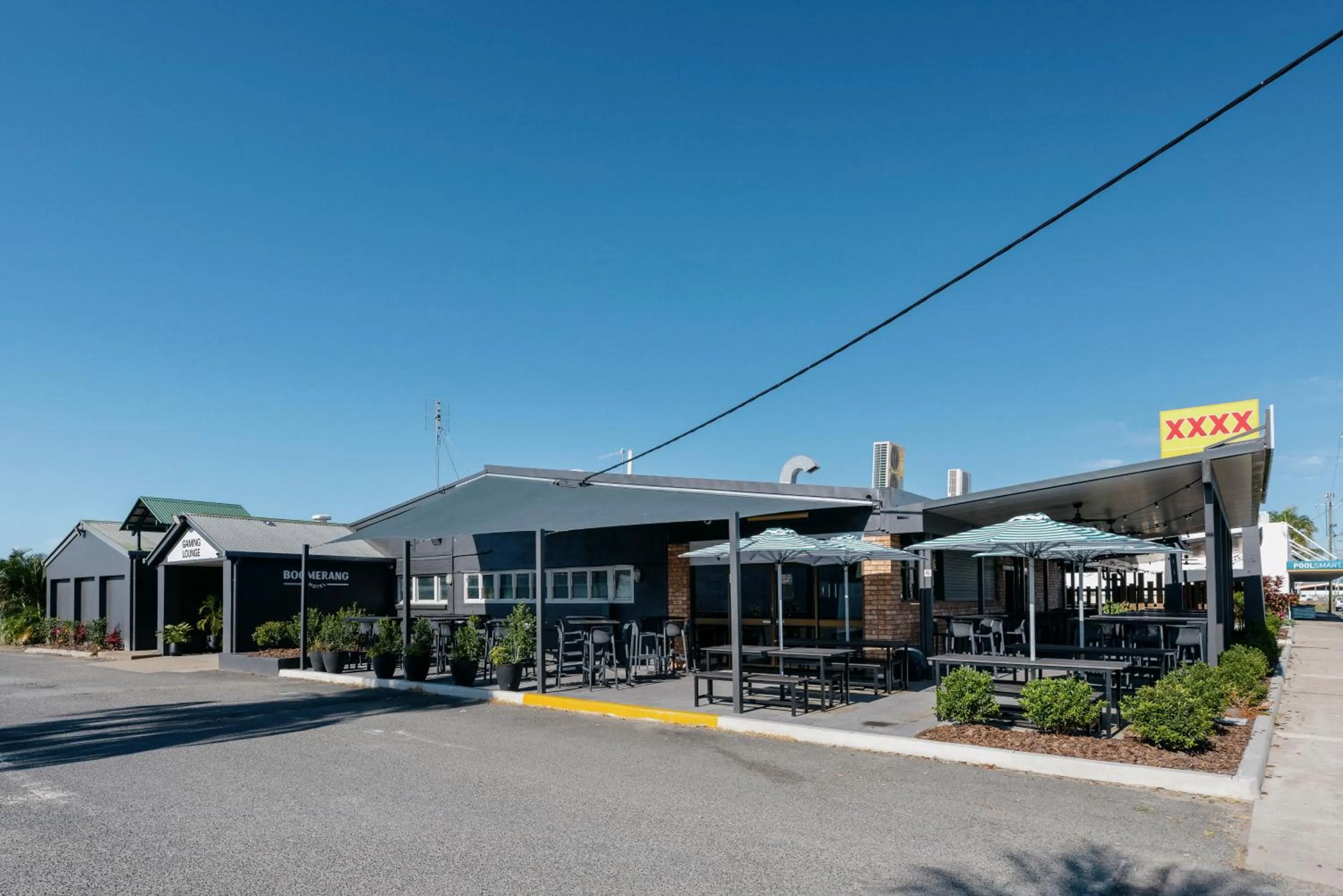 Property building in Boomerang Hotel