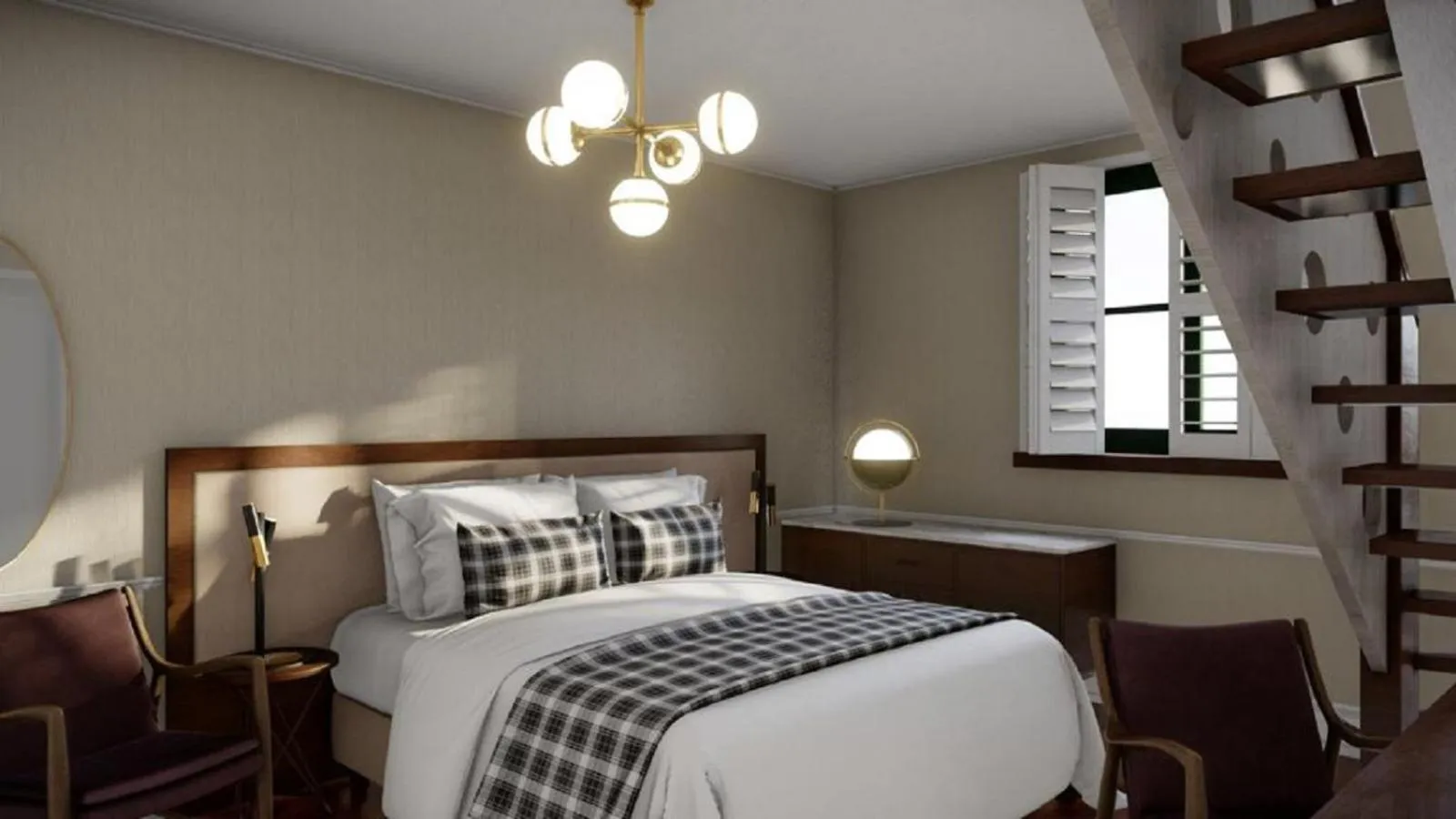 Bedroom, Bed in Hotel Brown Beach House & Spa