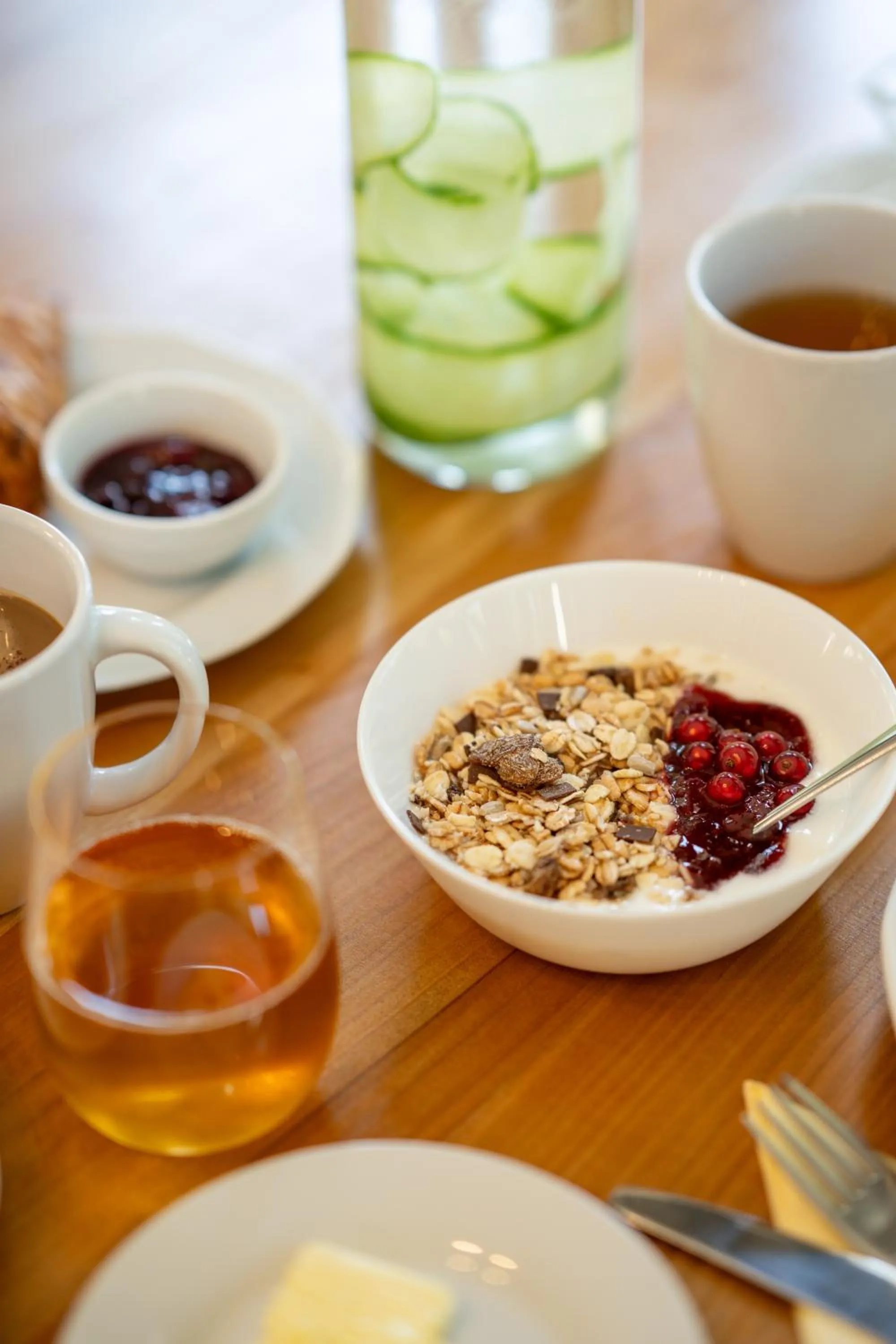 Breakfast in Hotel Arborétum