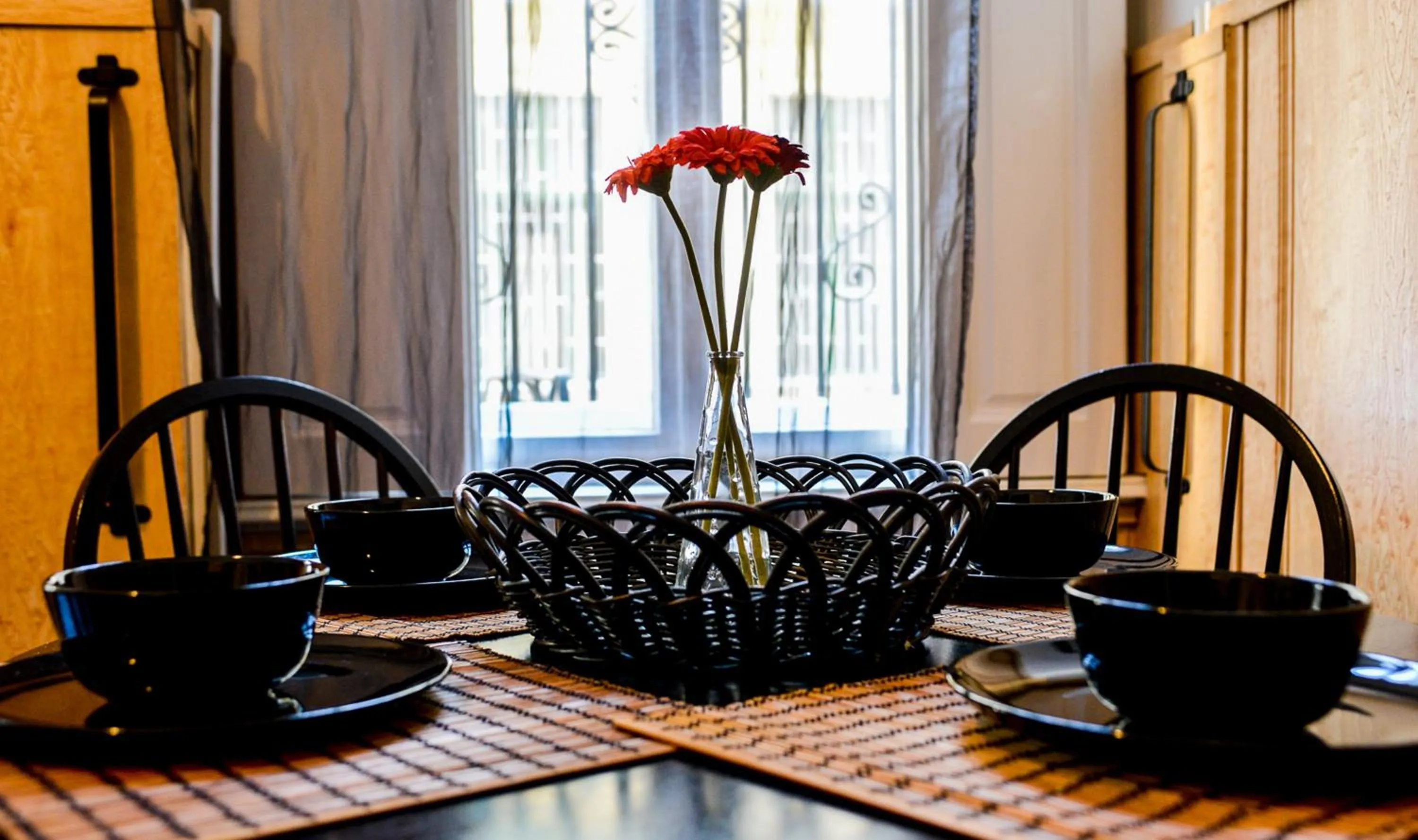 Dining area in Karma Boutique Apartments