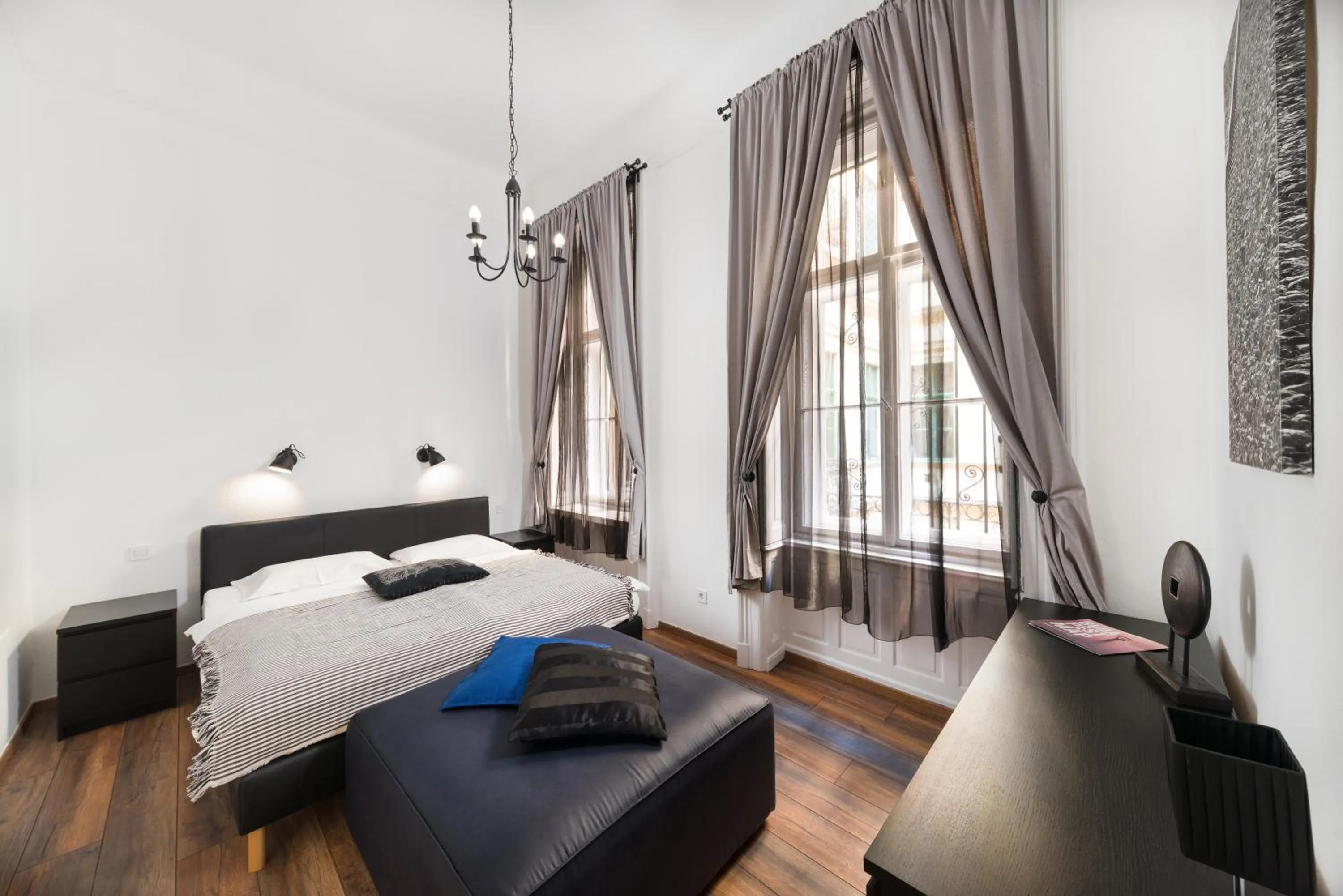 Bedroom, Bed in Karma Boutique Apartments