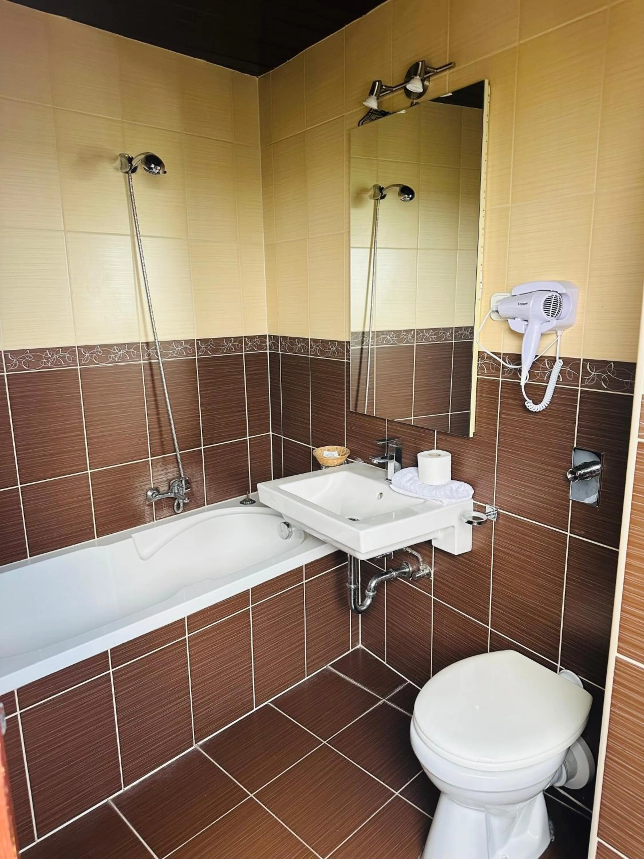 Shower in Hotel Amadeus