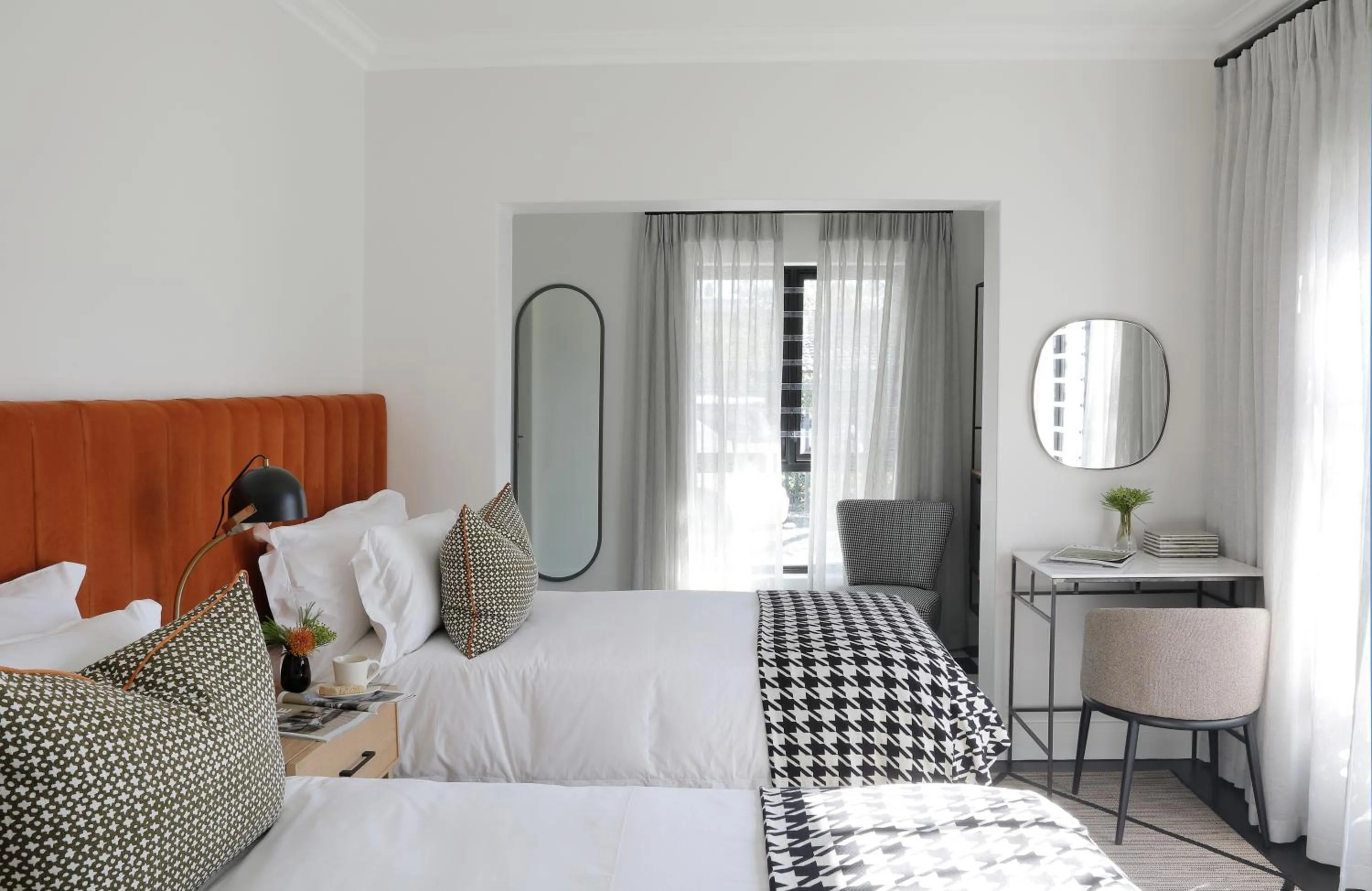 Bed in Twice Central Guest House