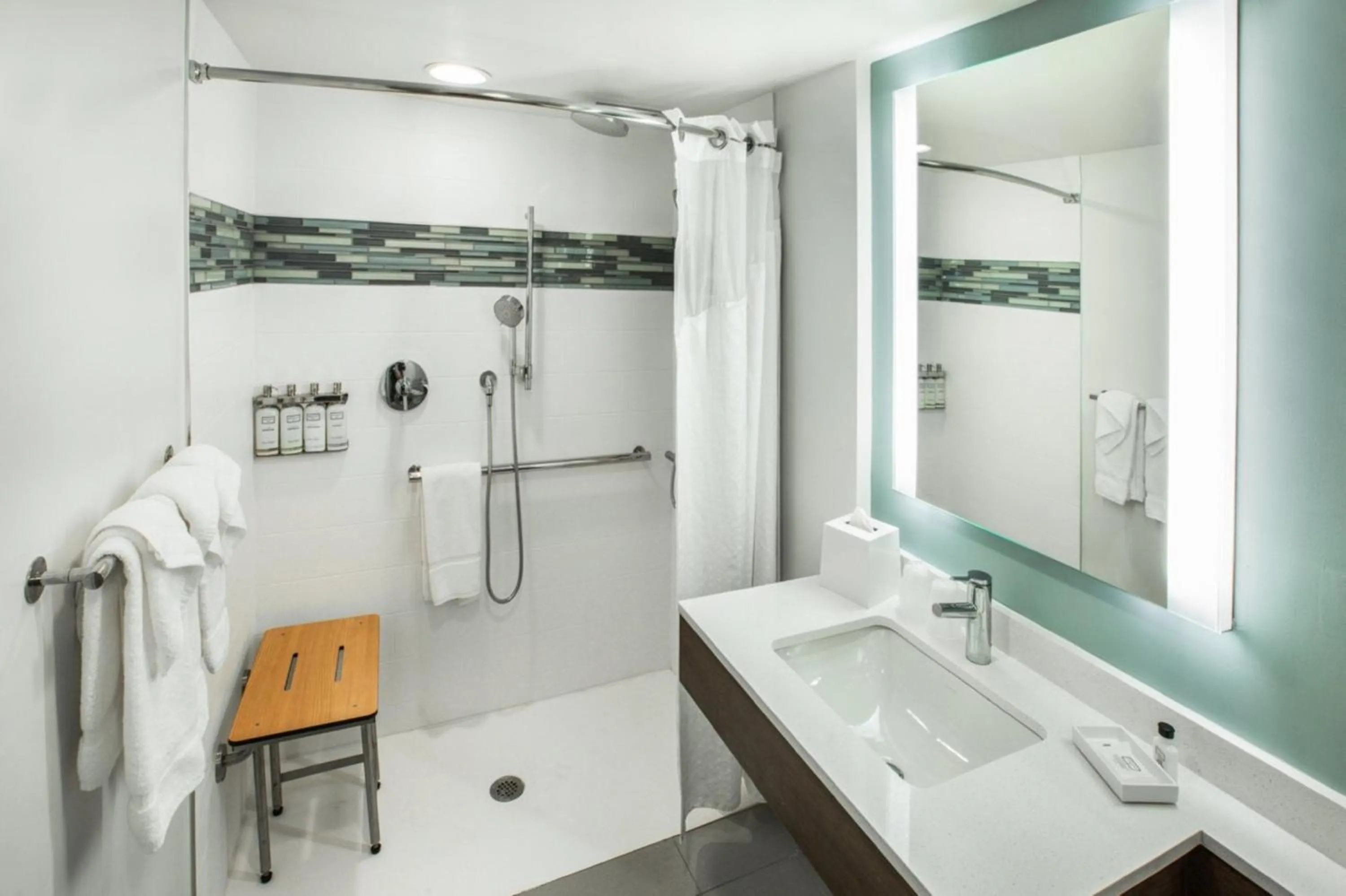 Shower in EVEN Hotel Chicago - Tinley Park - Convention Center by IHG