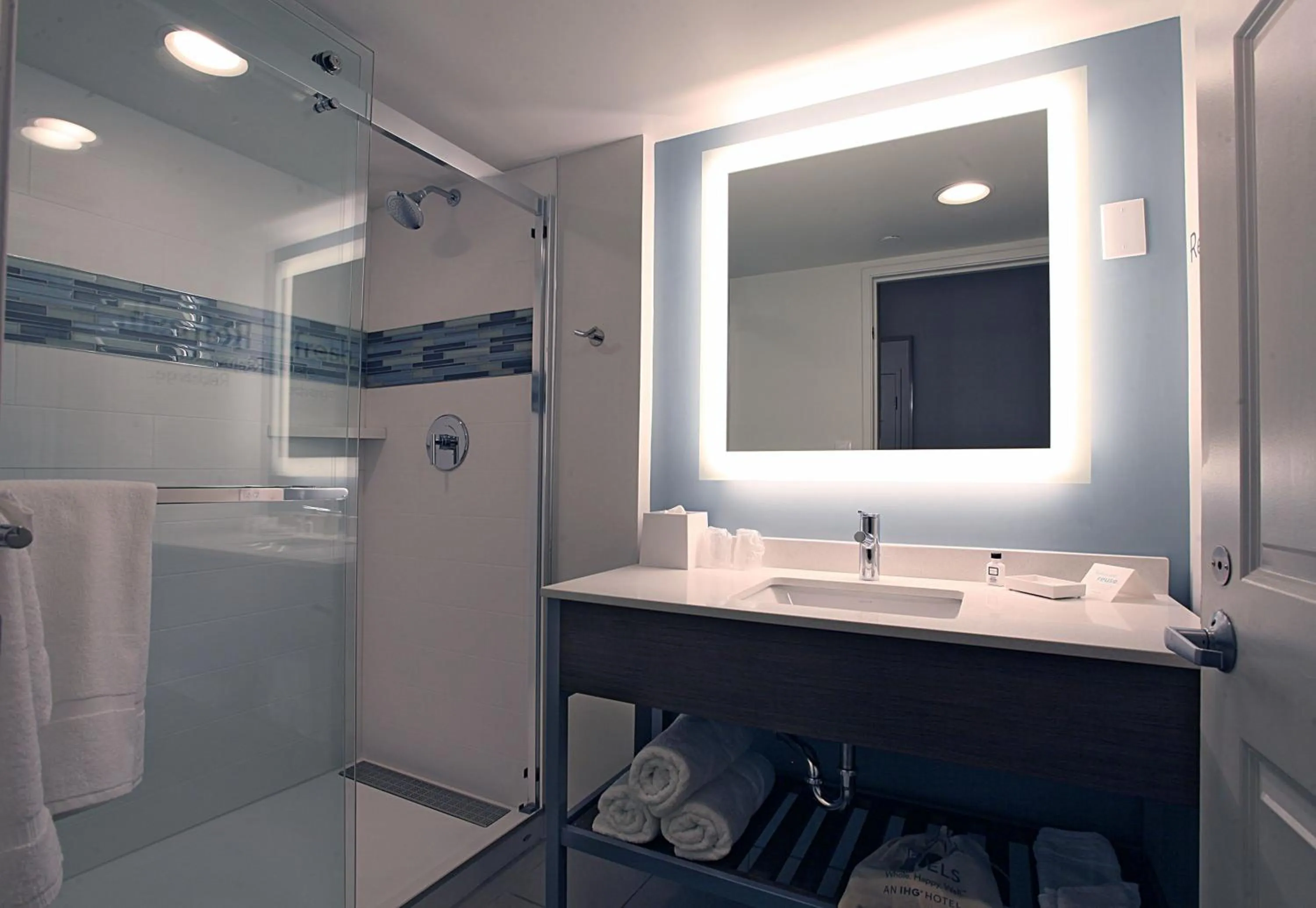 Shower in EVEN Hotel Chicago - Tinley Park - Convention Center by IHG