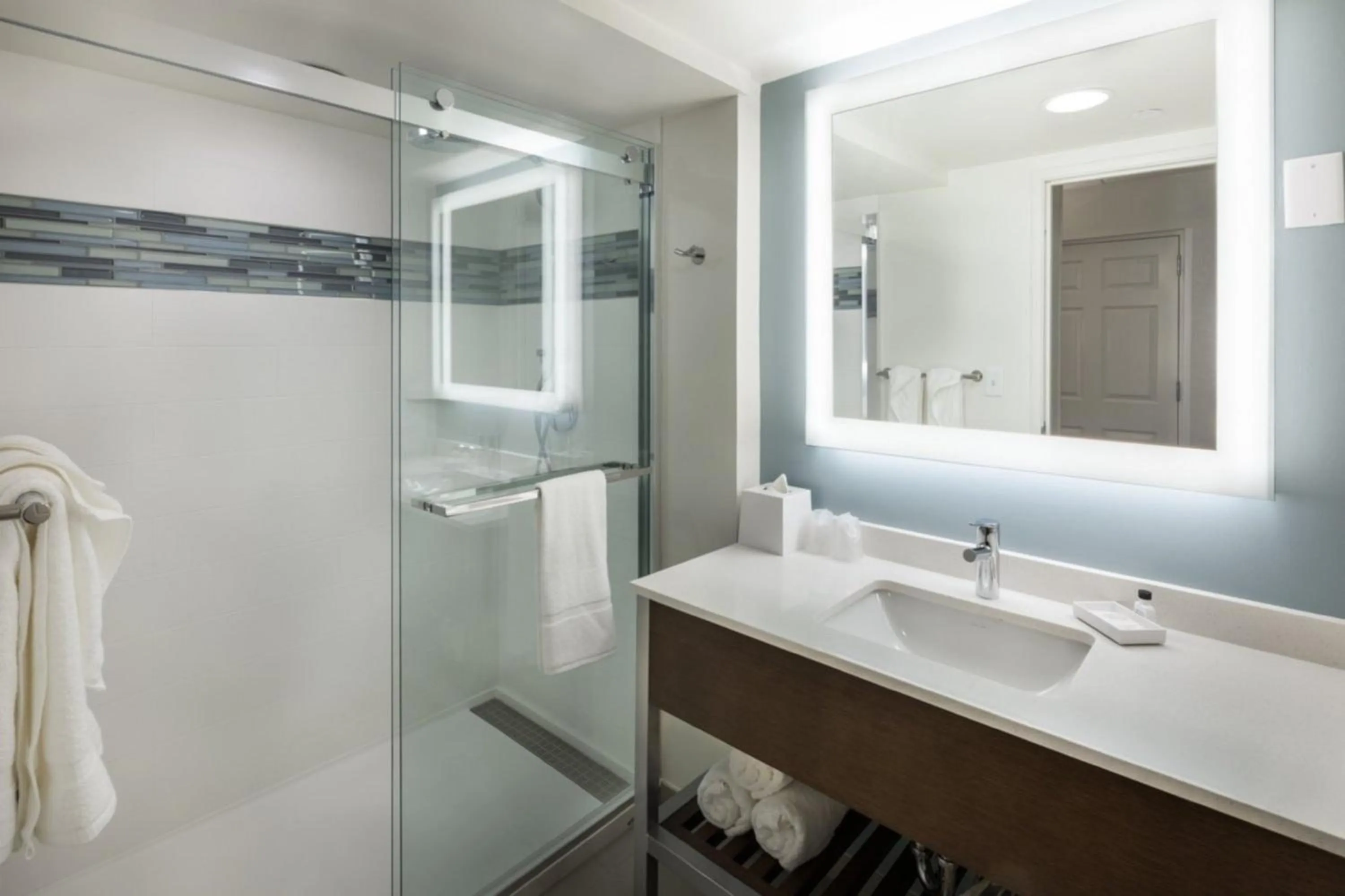 Bathroom in EVEN Hotel Chicago - Tinley Park - Convention Center by IHG
