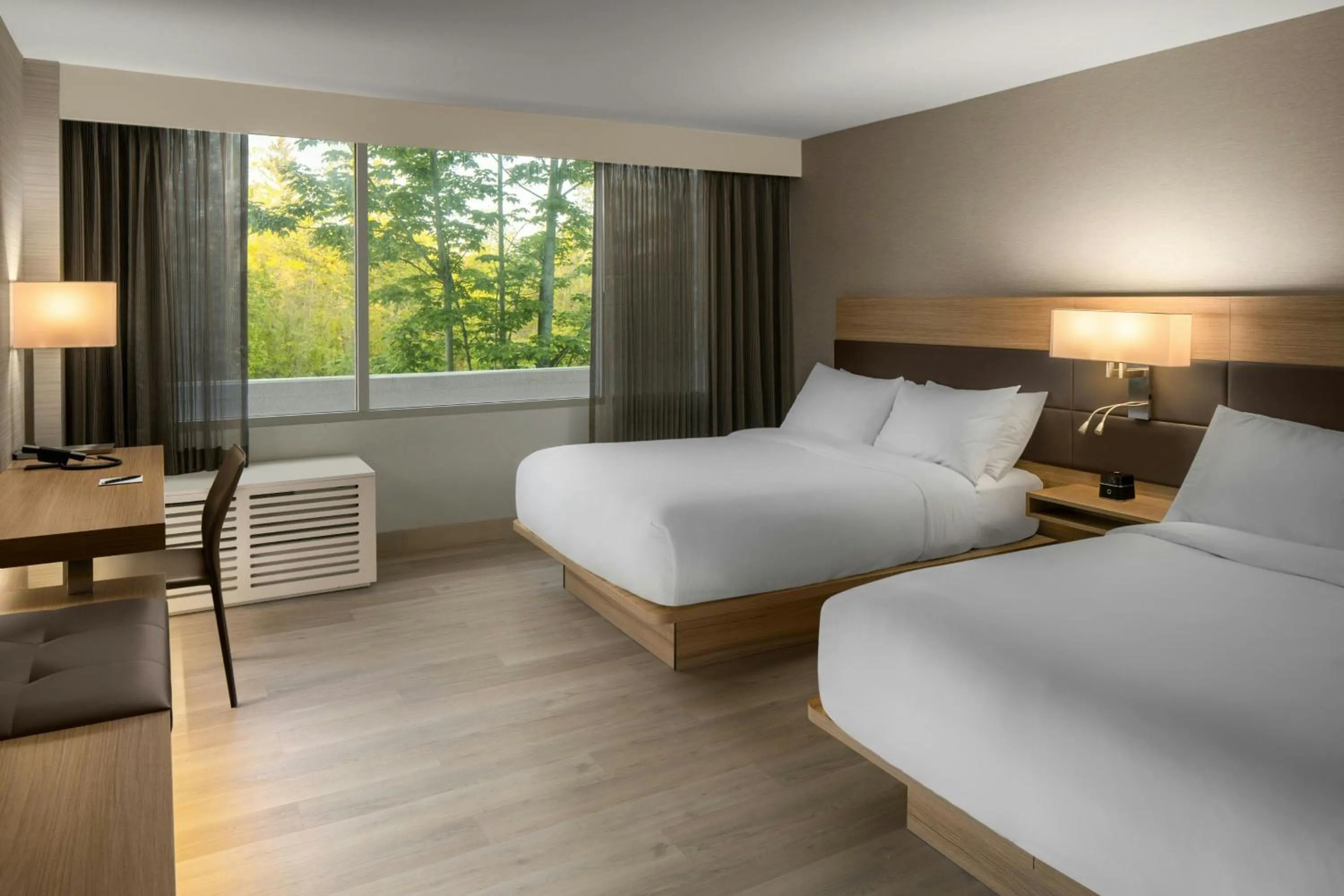 Photo of the whole room, Bed in AC Hotel by Marriott Portland Lake Oswego