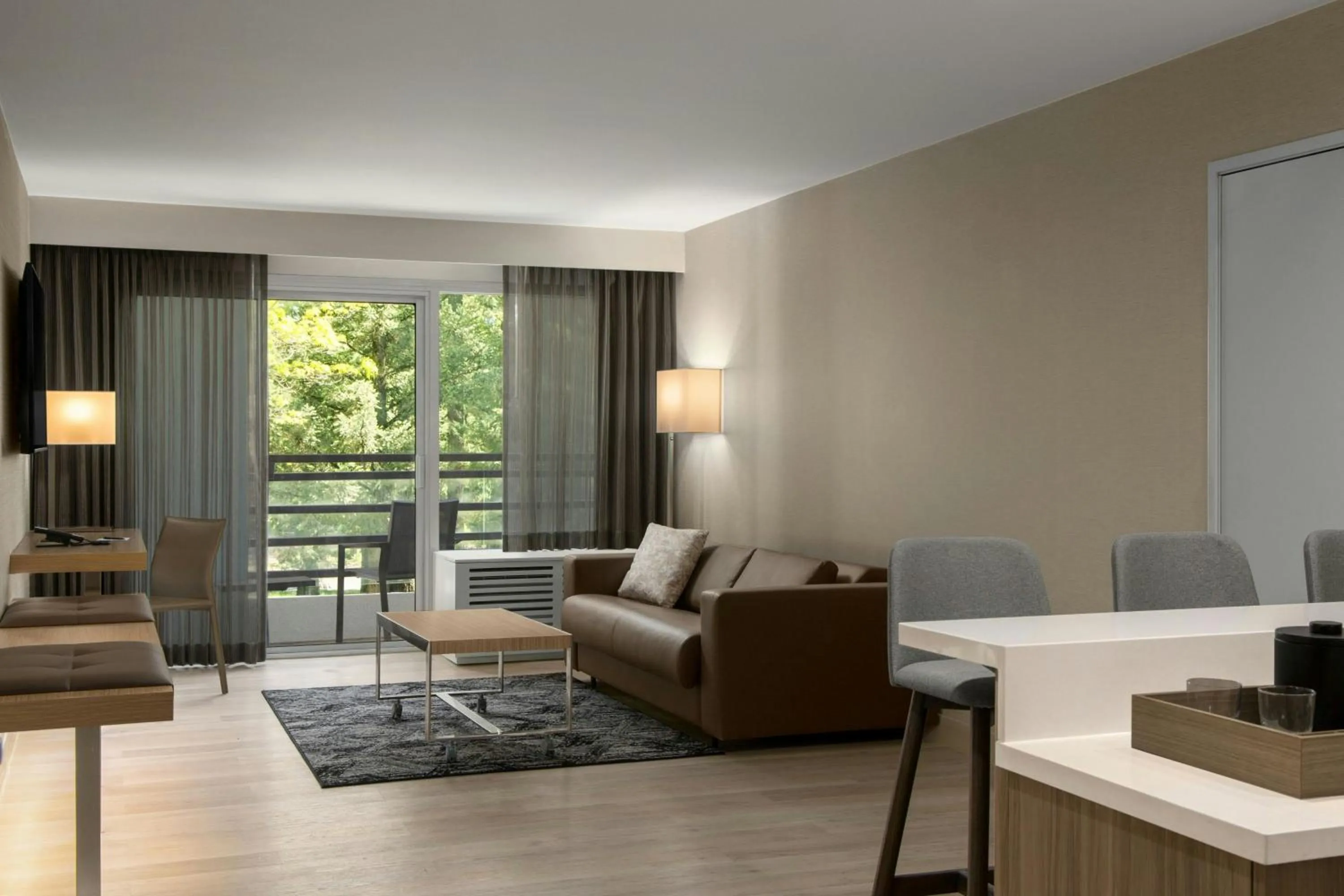 Living room in AC Hotel by Marriott Portland Lake Oswego