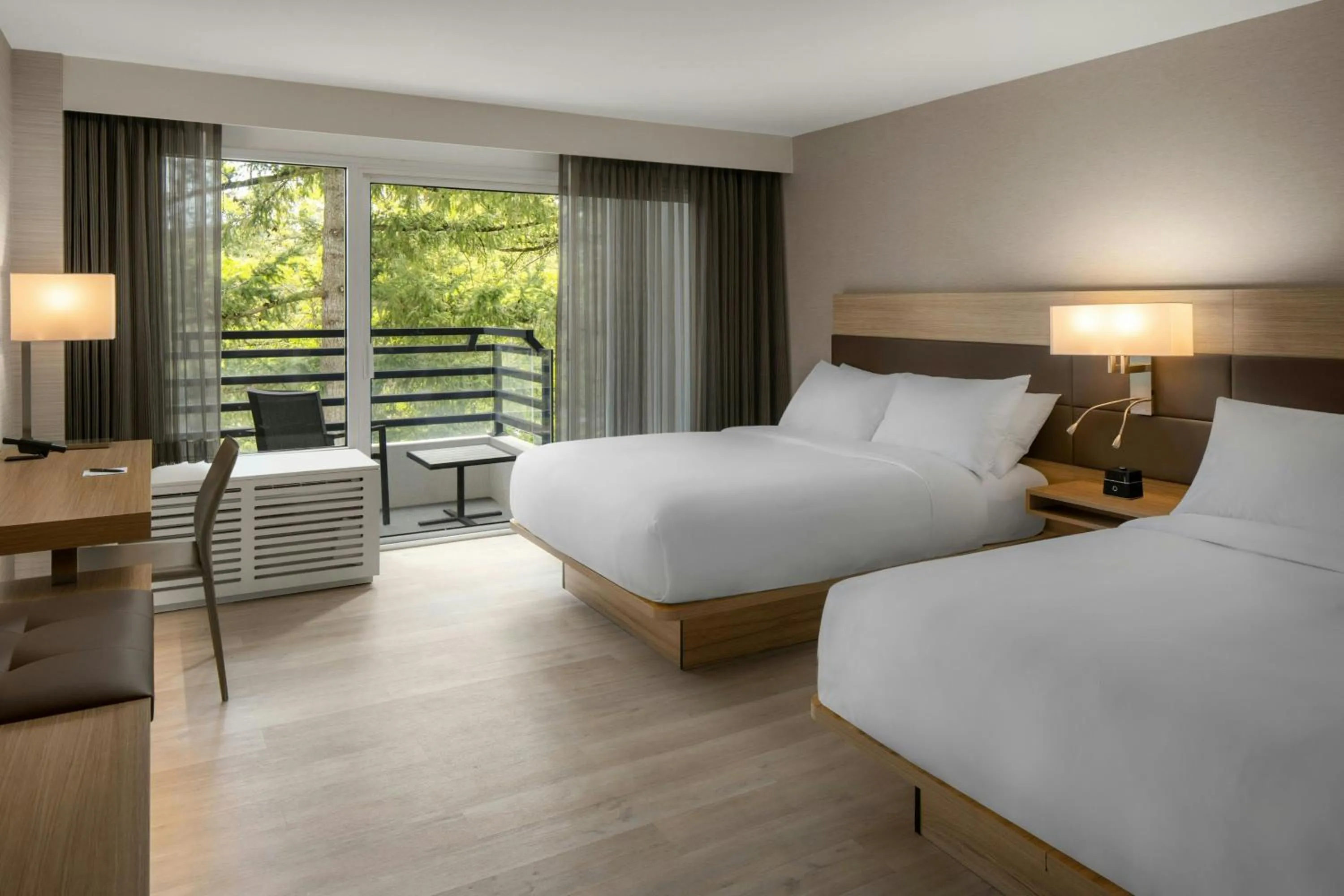 Photo of the whole room, Bed in AC Hotel by Marriott Portland Lake Oswego