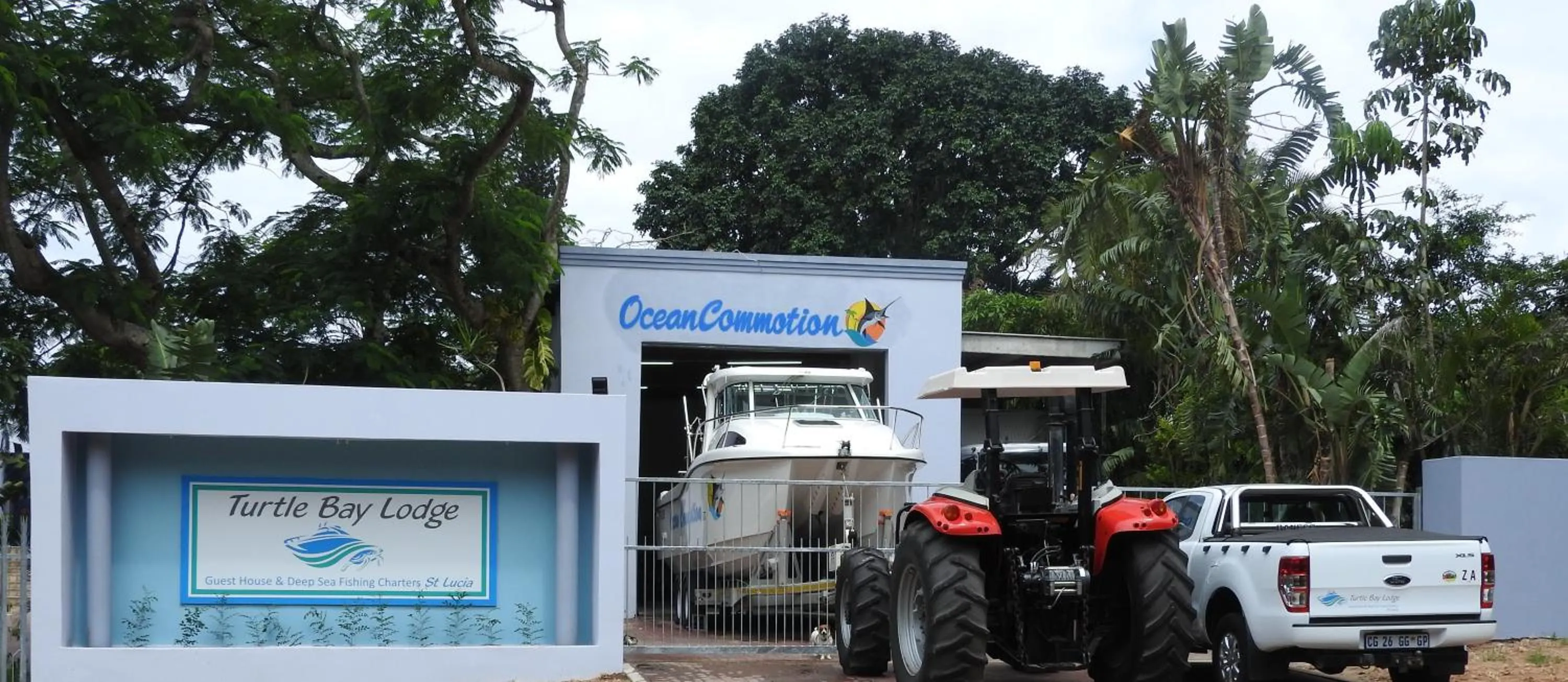 Facade/entrance in Turtle Bay Lodge