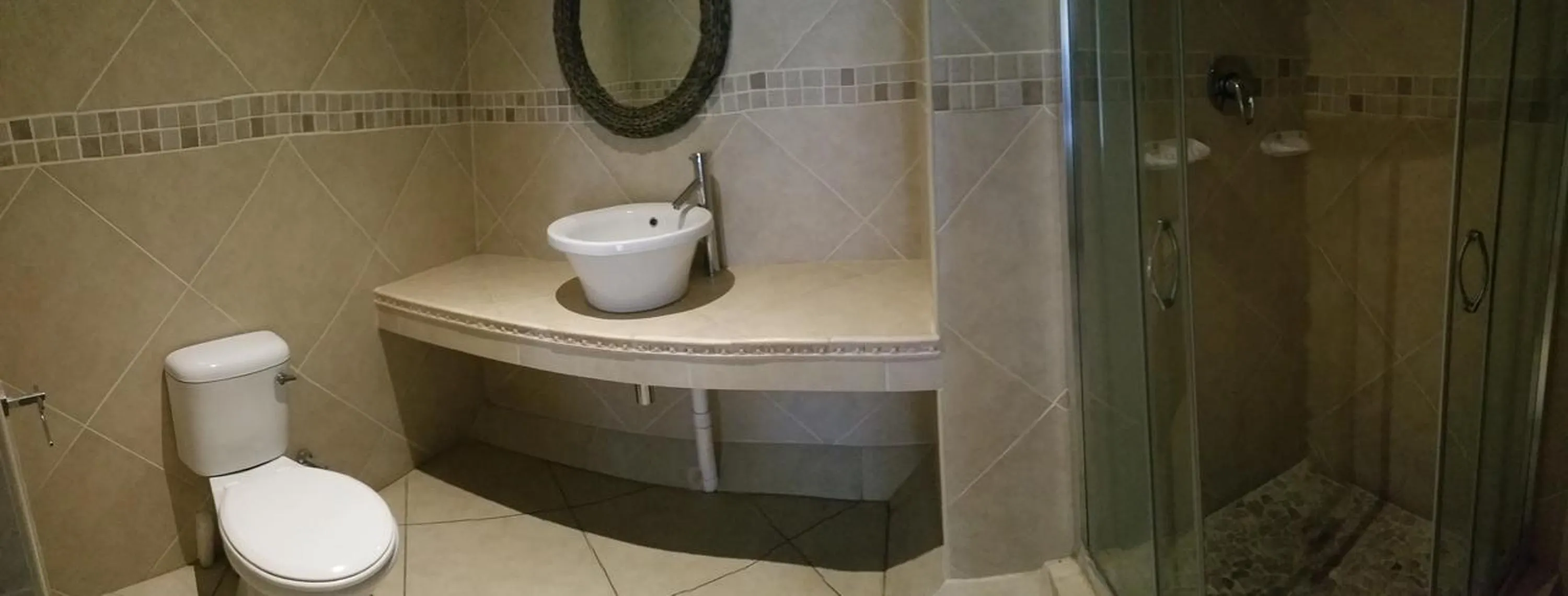 Shower in Turtle Bay Lodge