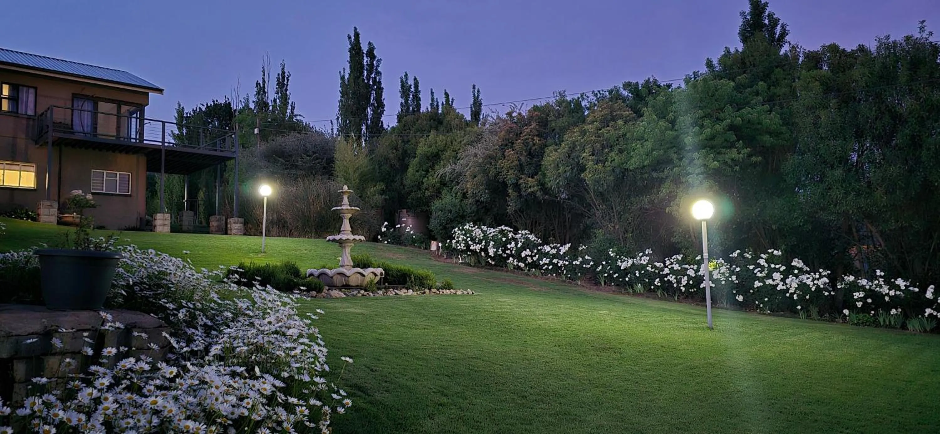 Garden in Ash River Lodge