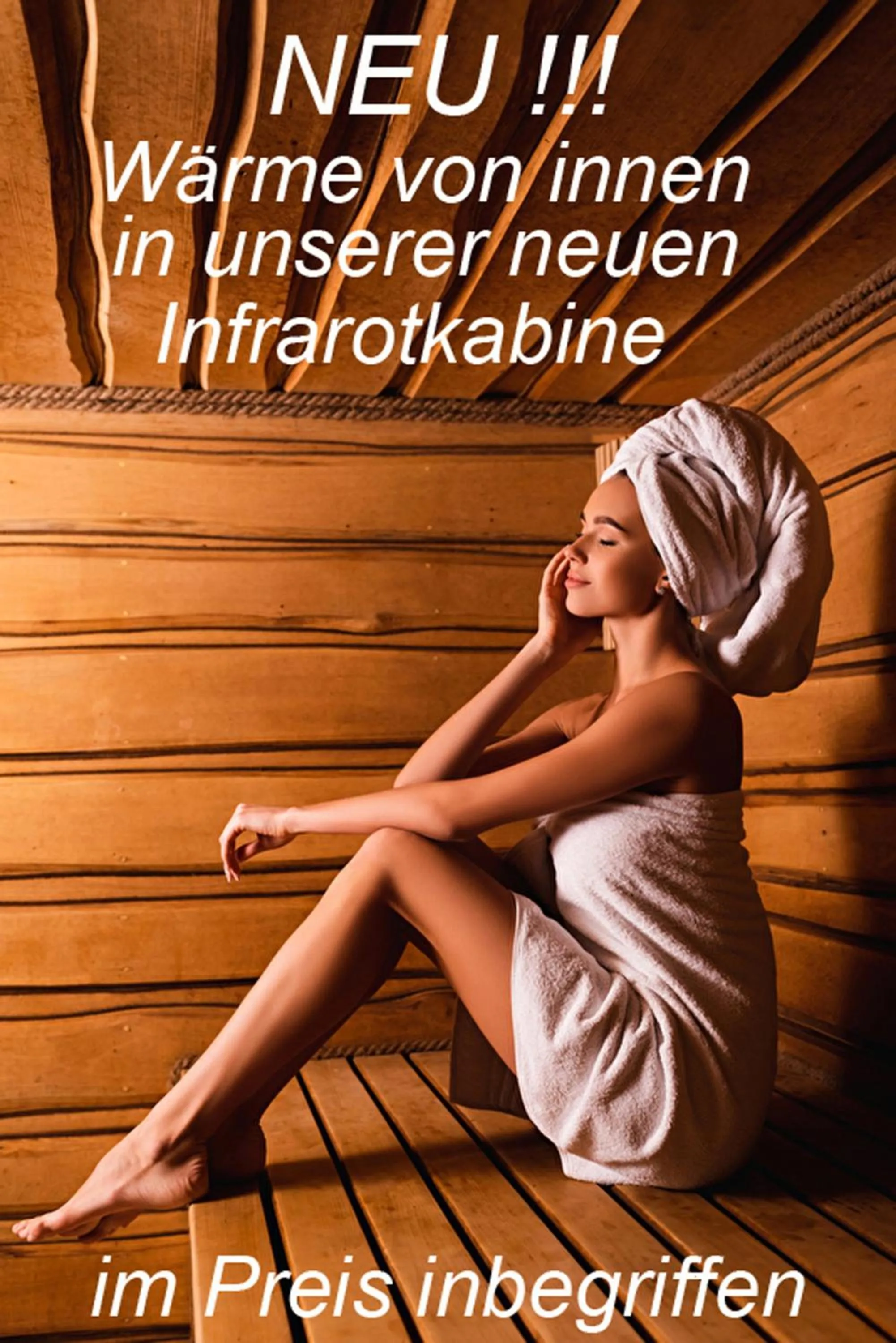 Sauna in Schloss Kirchham Appartement - & Wellnessanlage