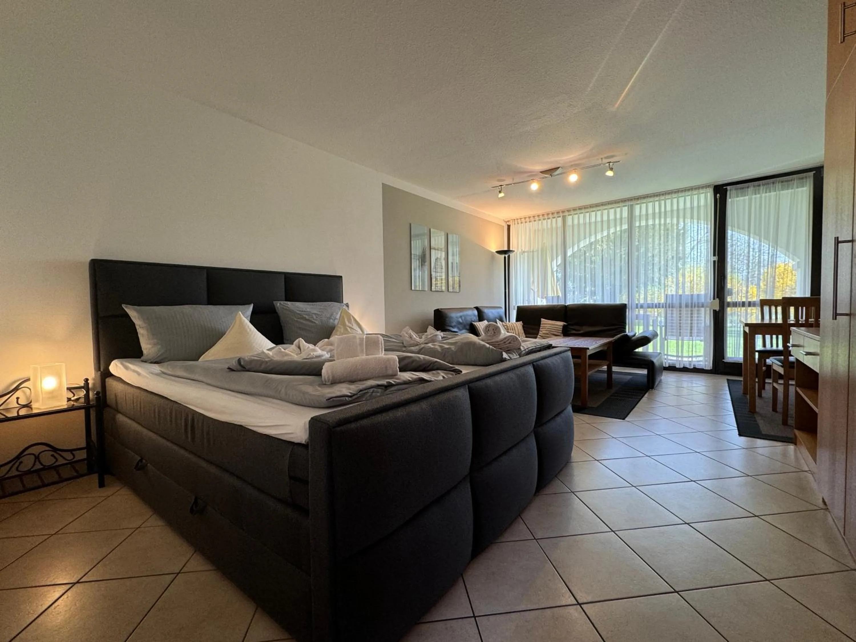 Bedroom, Bed in Schloss Kirchham Appartement - & Wellnessanlage