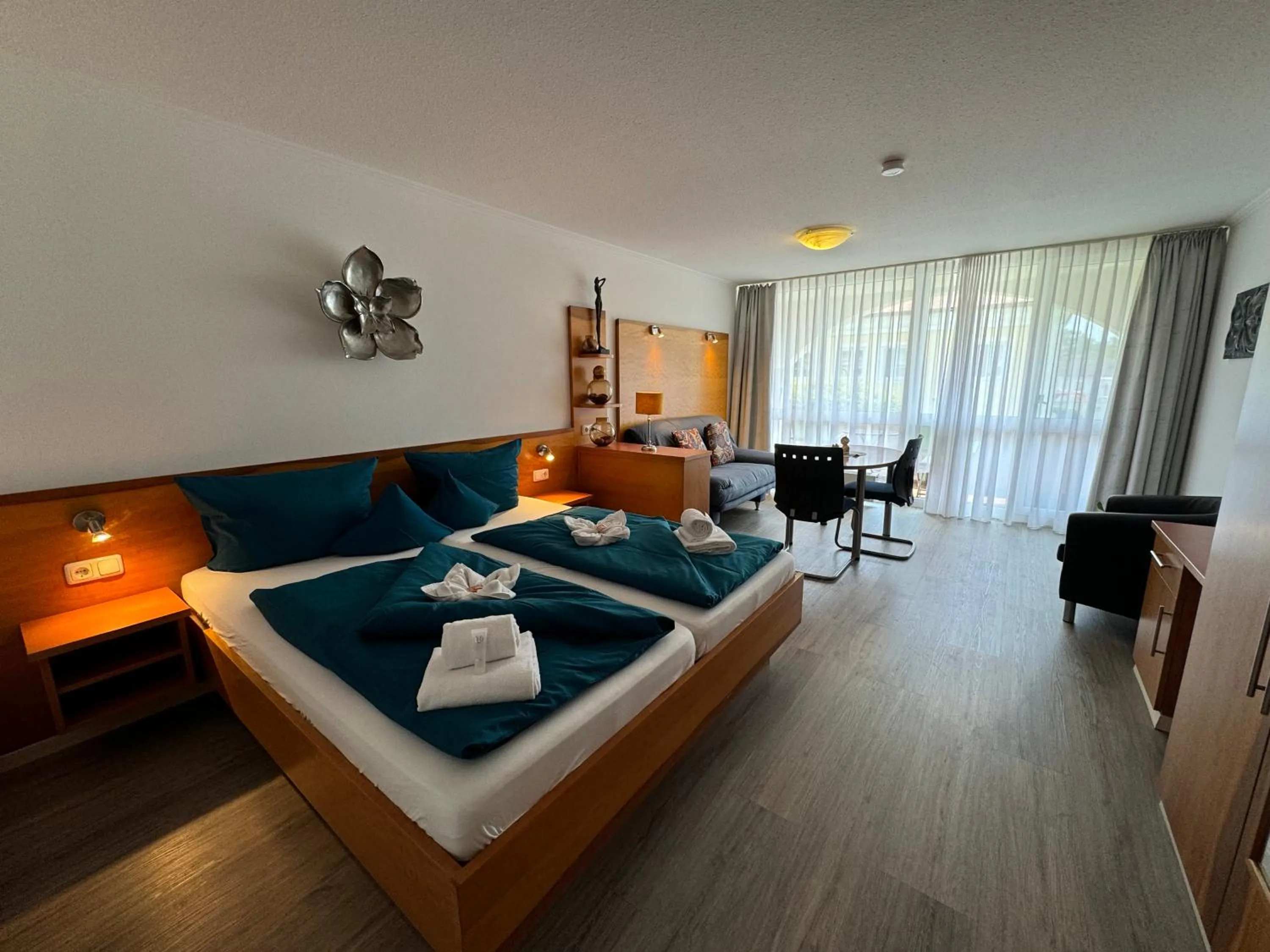 Bedroom, Bed in Schloss Kirchham Appartement - & Wellnessanlage