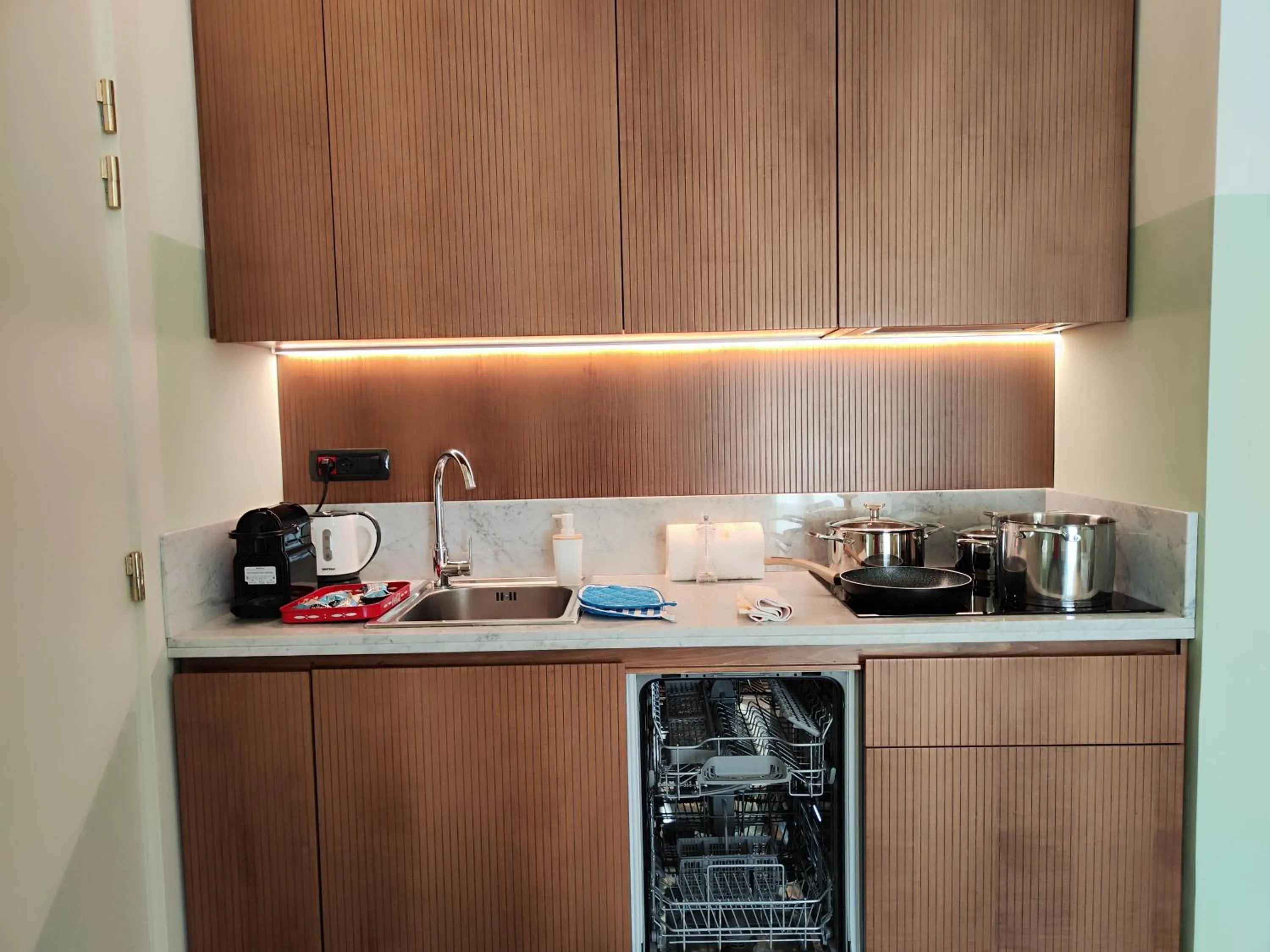 Kitchen or kitchenette in Vino e Oli Residenze