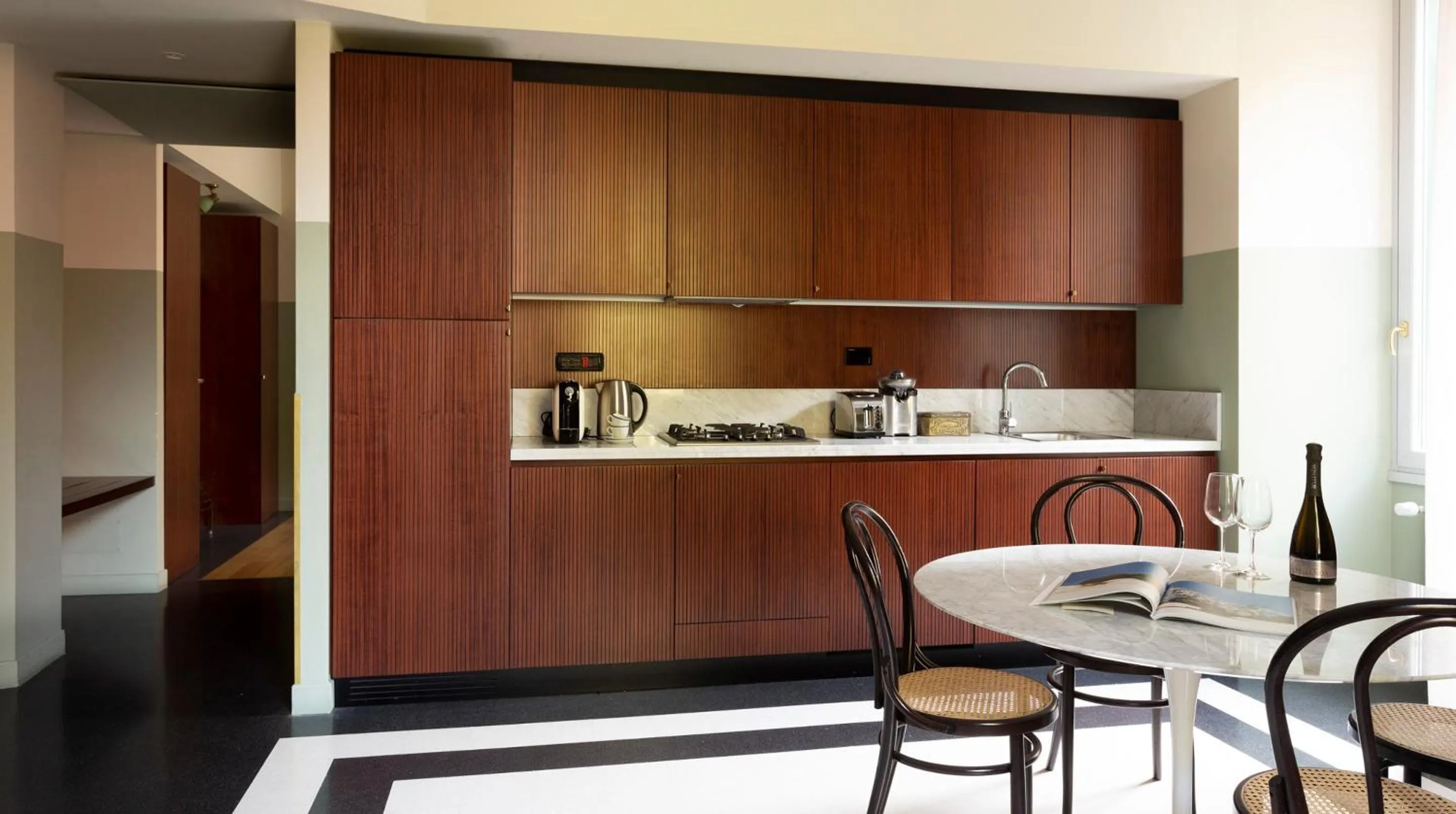 Kitchen or kitchenette in Vino e Oli Residenze