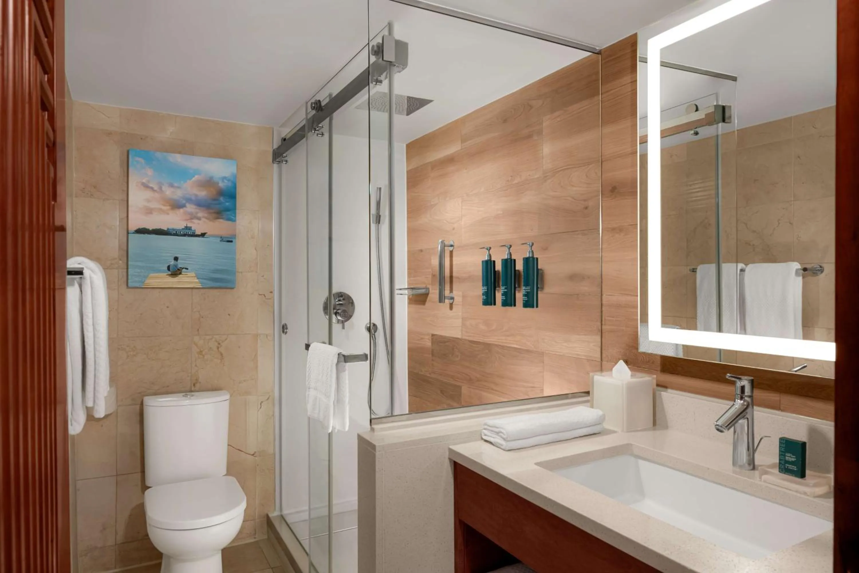 Bathroom in Hilton Aruba Caribbean Resort & Casino