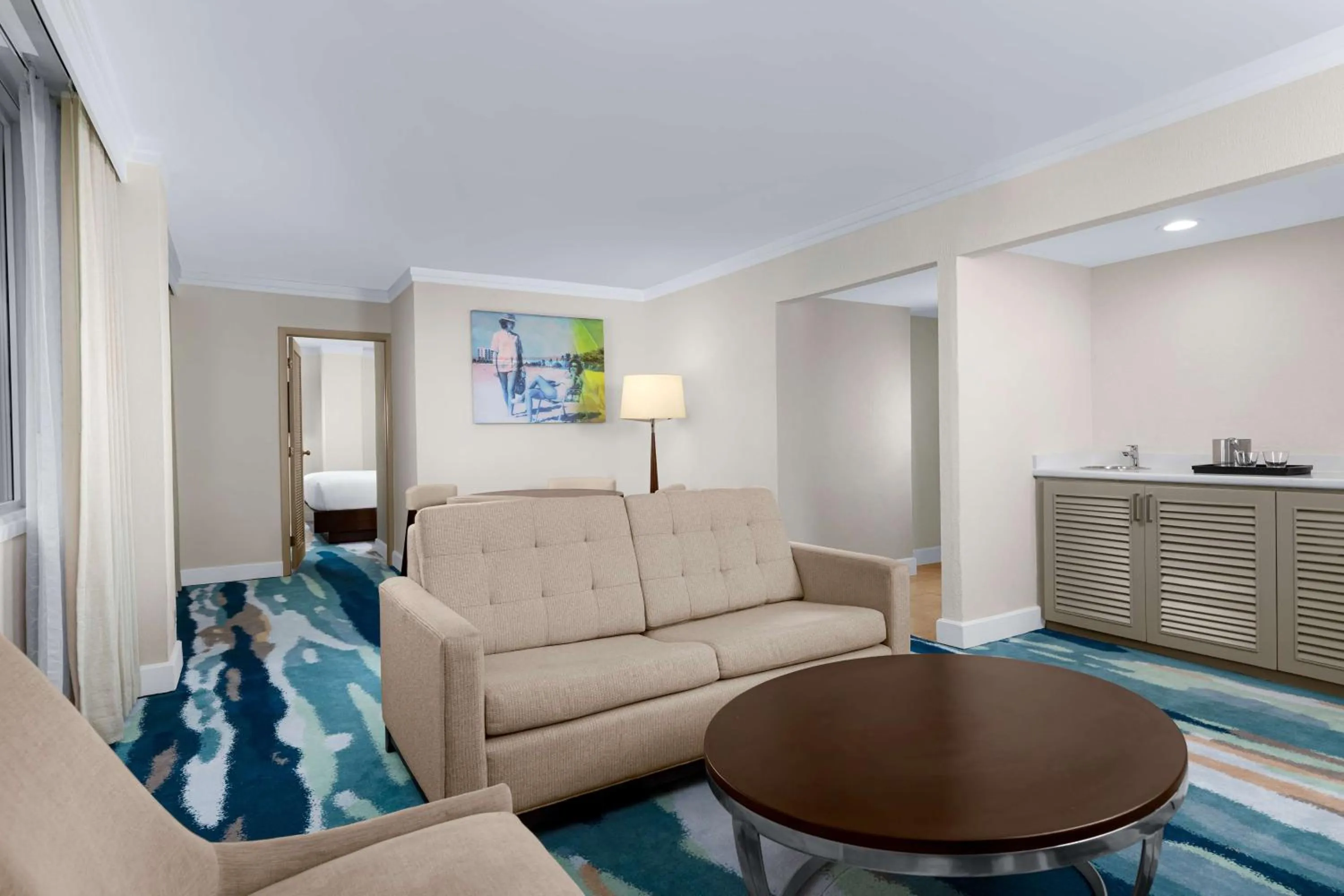 Living room in Hilton Aruba Caribbean Resort & Casino