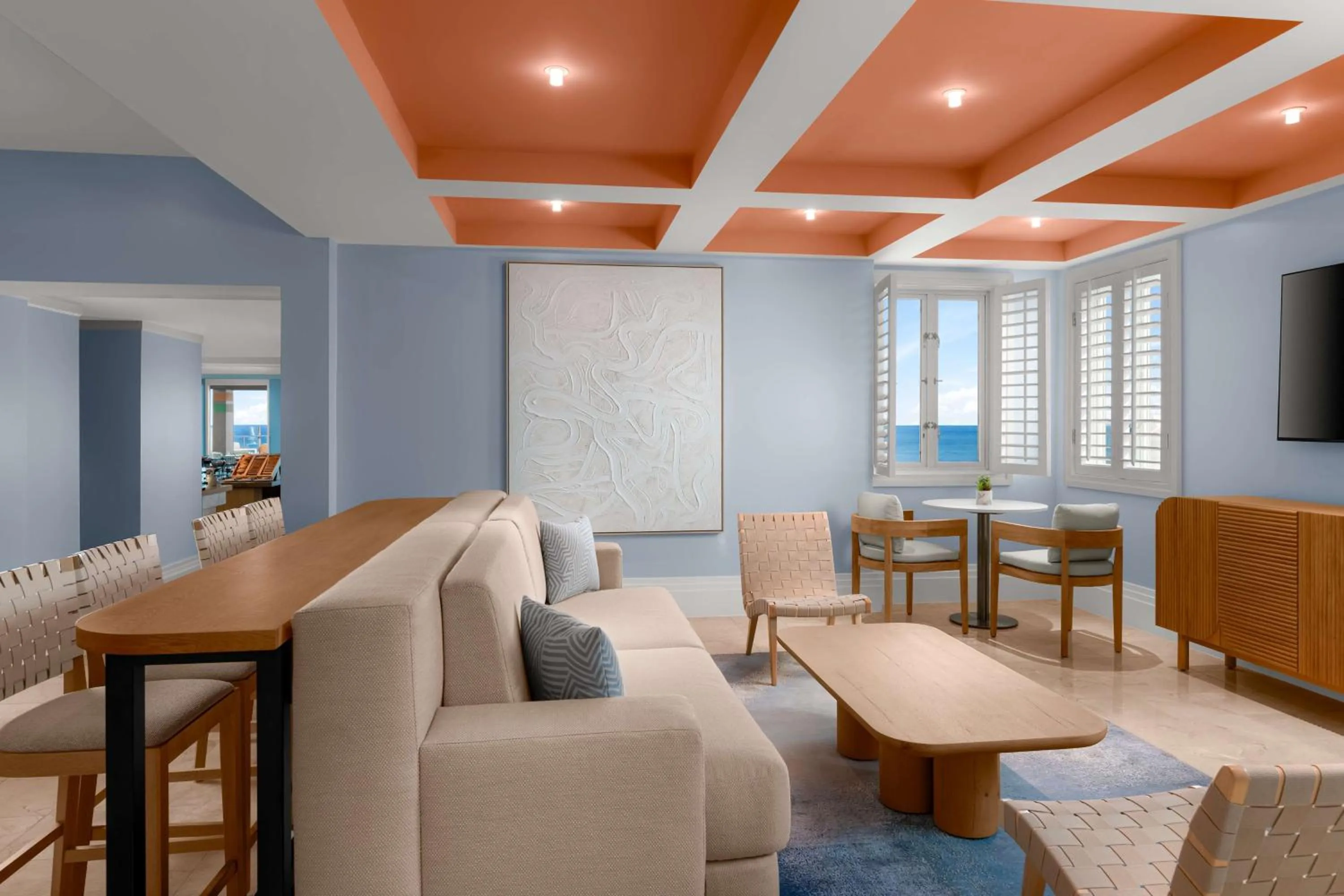 Lounge or bar in Hilton Aruba Caribbean Resort & Casino