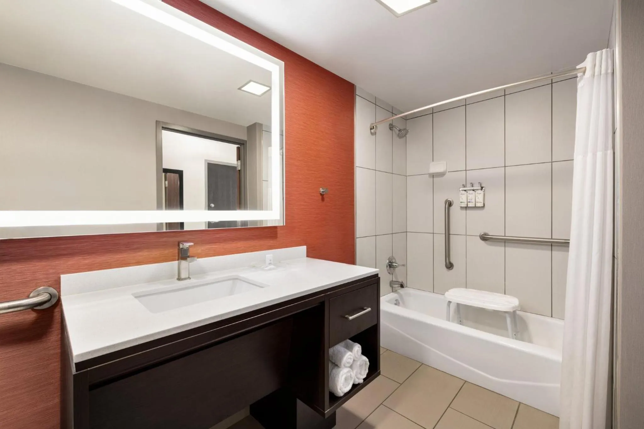 Bathroom in Holiday Inn Louisville East - Hurstbourne by IHG