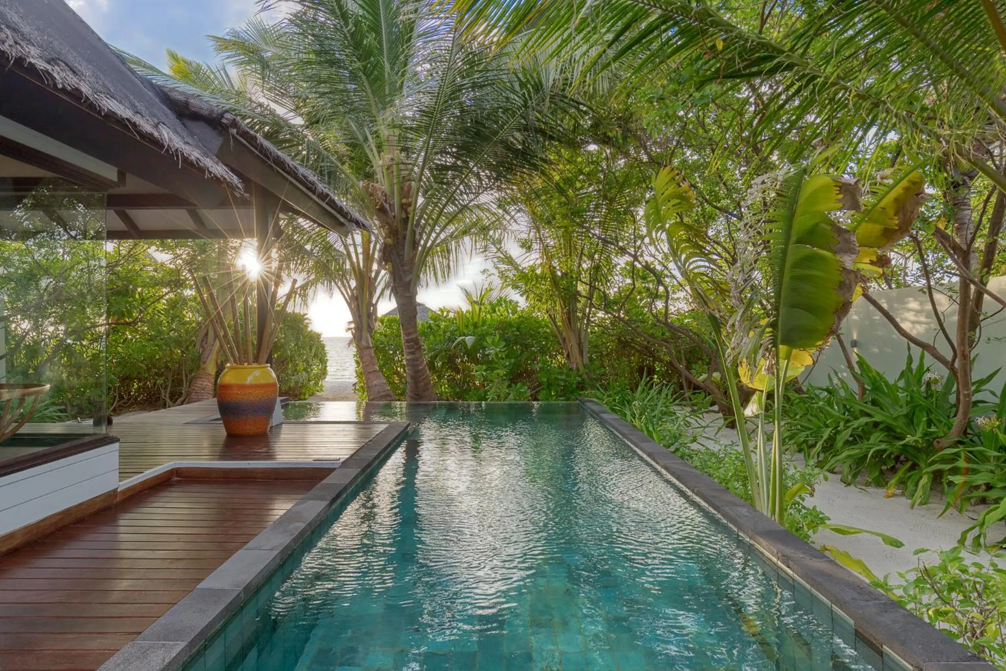 Pool view in OZEN LIFE MAADHOO - Luxury All Inclusive with Free Transfers