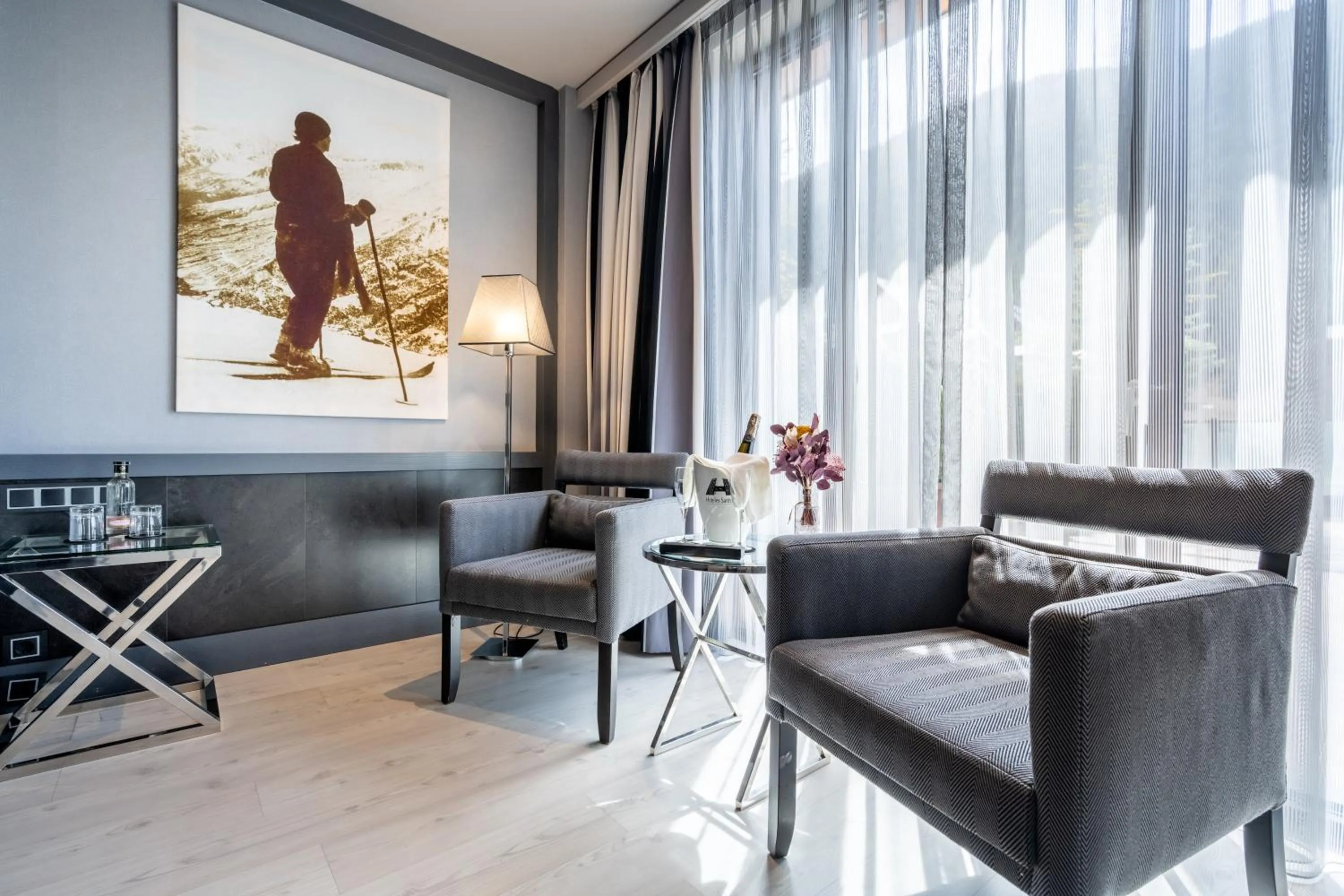 Living room in Hotel Val de Neu G.L.